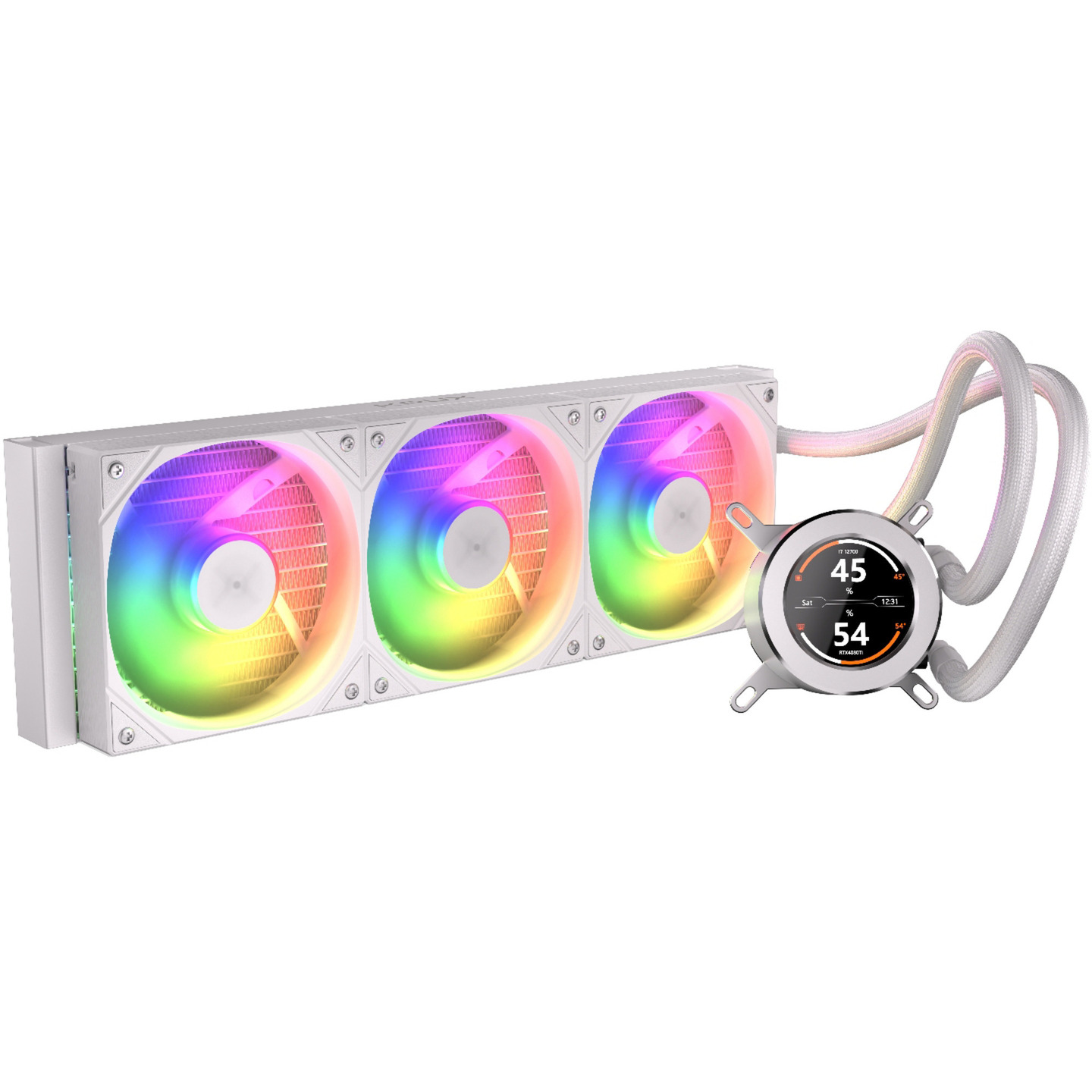 HydroGlance 360 LCD White, Wasserkühlung
