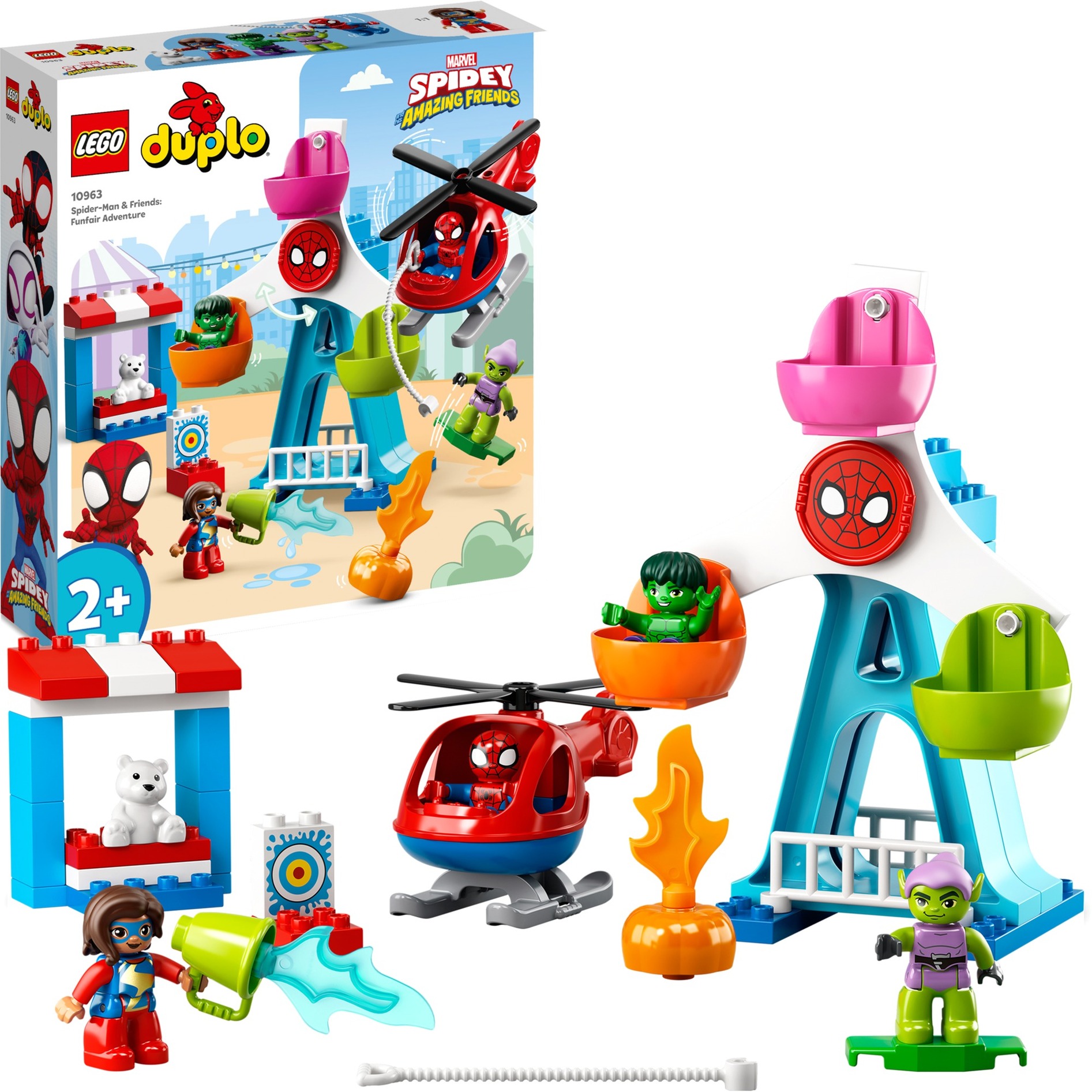 Spielzeug: Lego 10963 DUPLO Marvel Spider-Man & Friends: Jahrmarktabenteuer