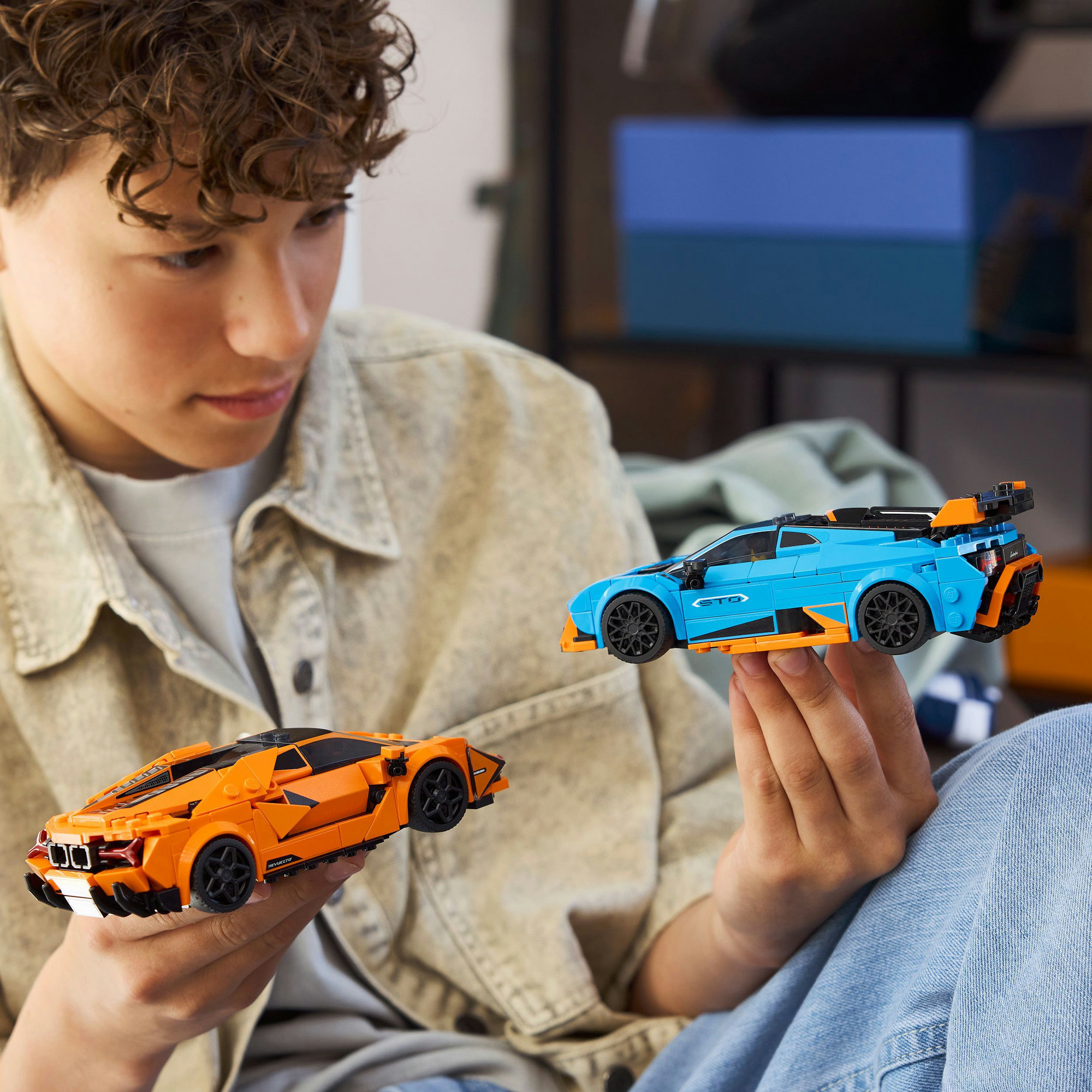 LEGO 77238 Speed Champions Lamborghini Revuelto und Huracán STO ...