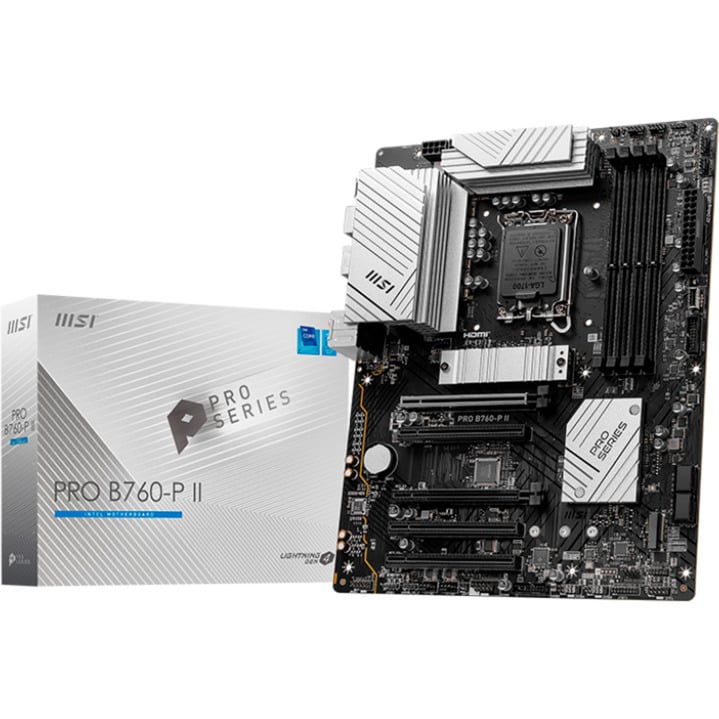 MSI  PRO B760-P II, Mainboard | 04711377193887