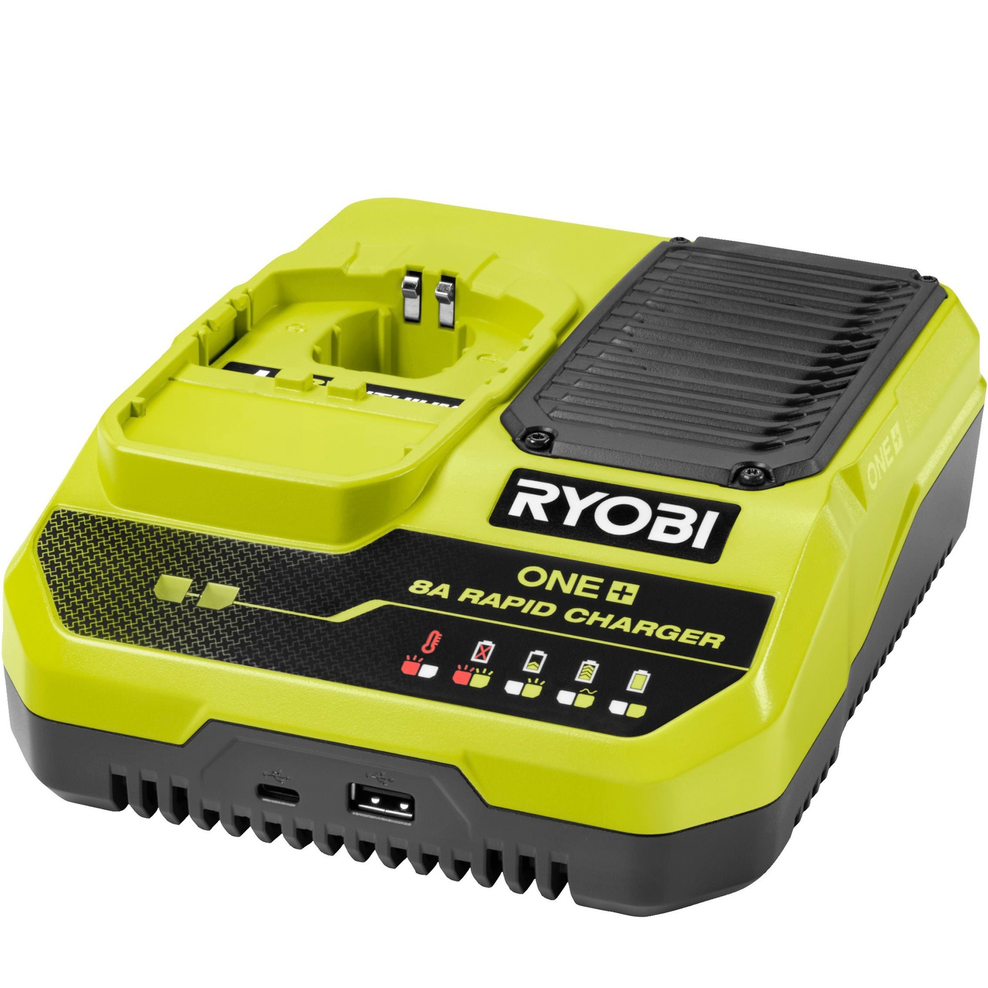 Ryobi 18 V ONE+ Akku-Schnellladegerät RC18180 | 04892210230799 Ryobi 18 V ONE+ Akku-Schnellladegerät RC18180 | 04892210230799