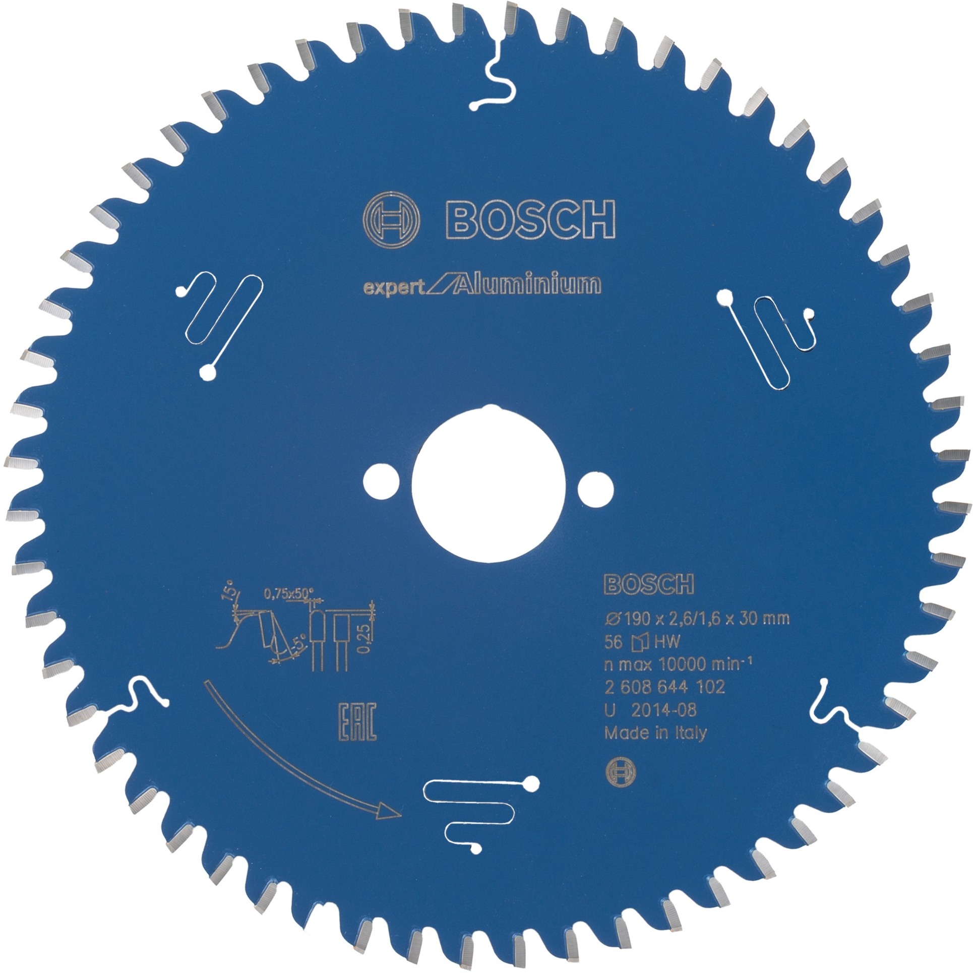 Kreissägeblatt Expert for Aluminium, Ø 190mm, 56Z