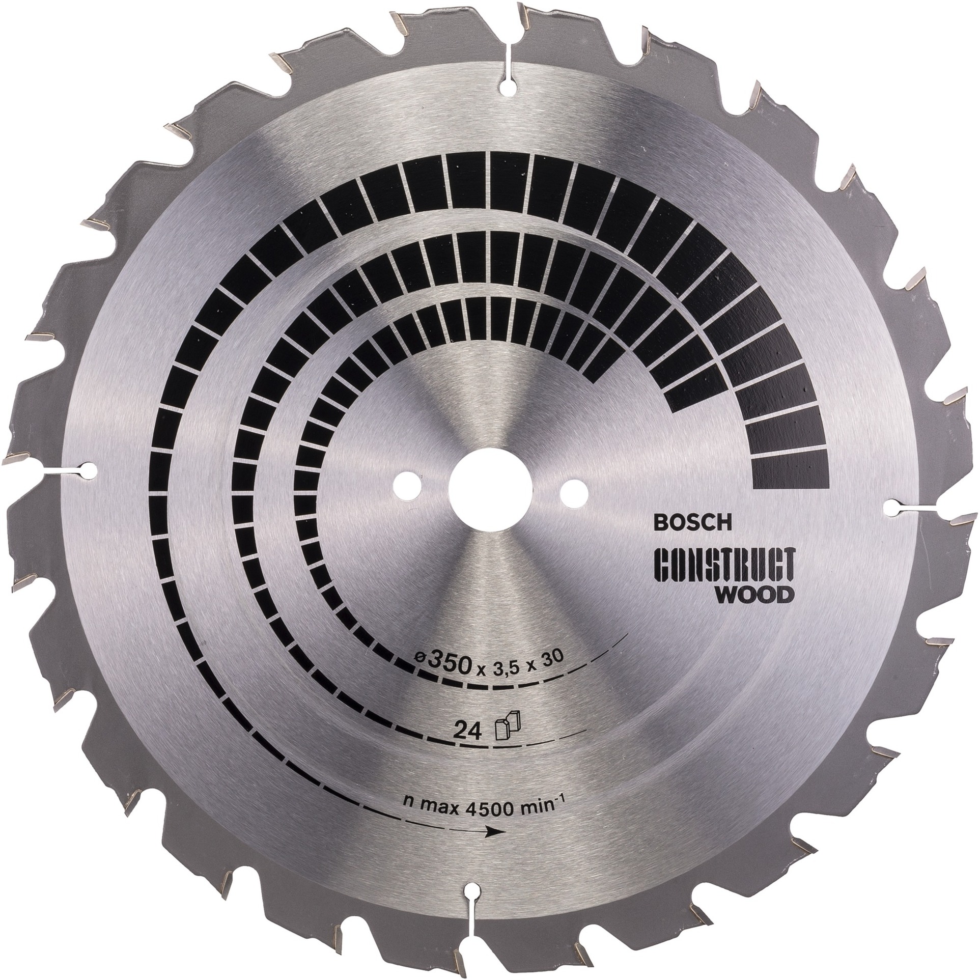 PRO Construct Wood Kreissägeblatt, Ø 350mm, 24Z