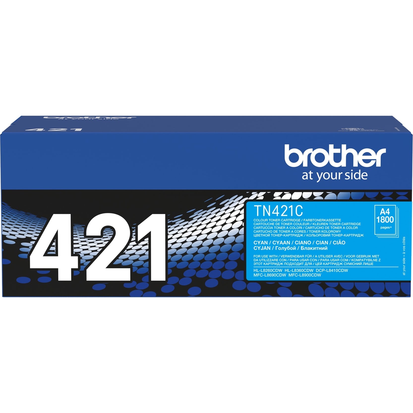 Brother Original TN421C Toner cyan 1.800 Seiten (für HL-L8260CDW, L8360CDW)(TN421C)