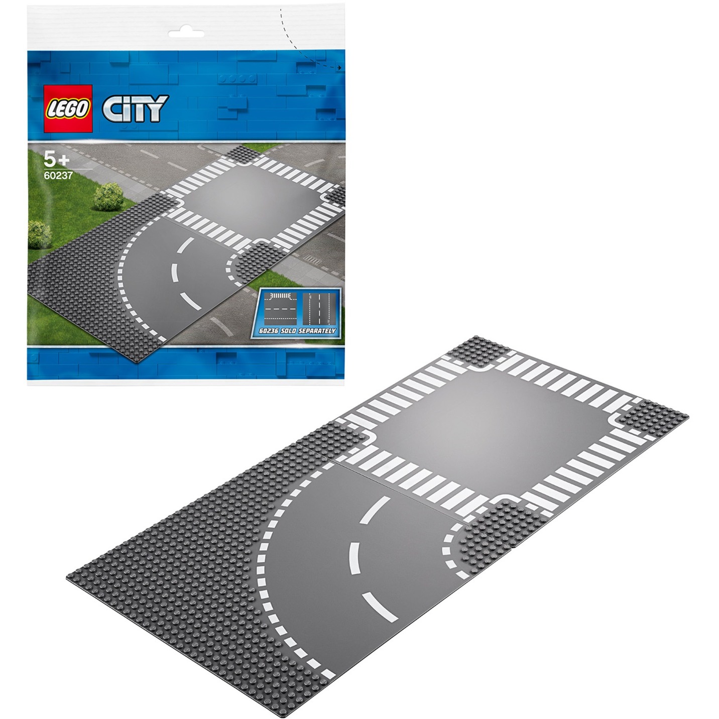Lego 60237 City Kurve und Kreuzung, Konstruktionsspielzeug | 05702016369793 Lego 60237 City Kurve und Kreuzung, Konstruktionsspielzeug | 05702016369793