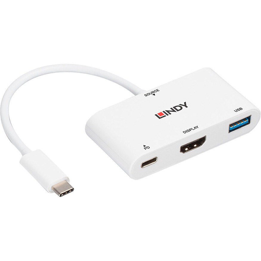 USB 3.2 Gen 1 Multiport-Hub, USB-C Stecker > USB-A + USB-C Buchse + HDMI-Buchse, USB-Hub