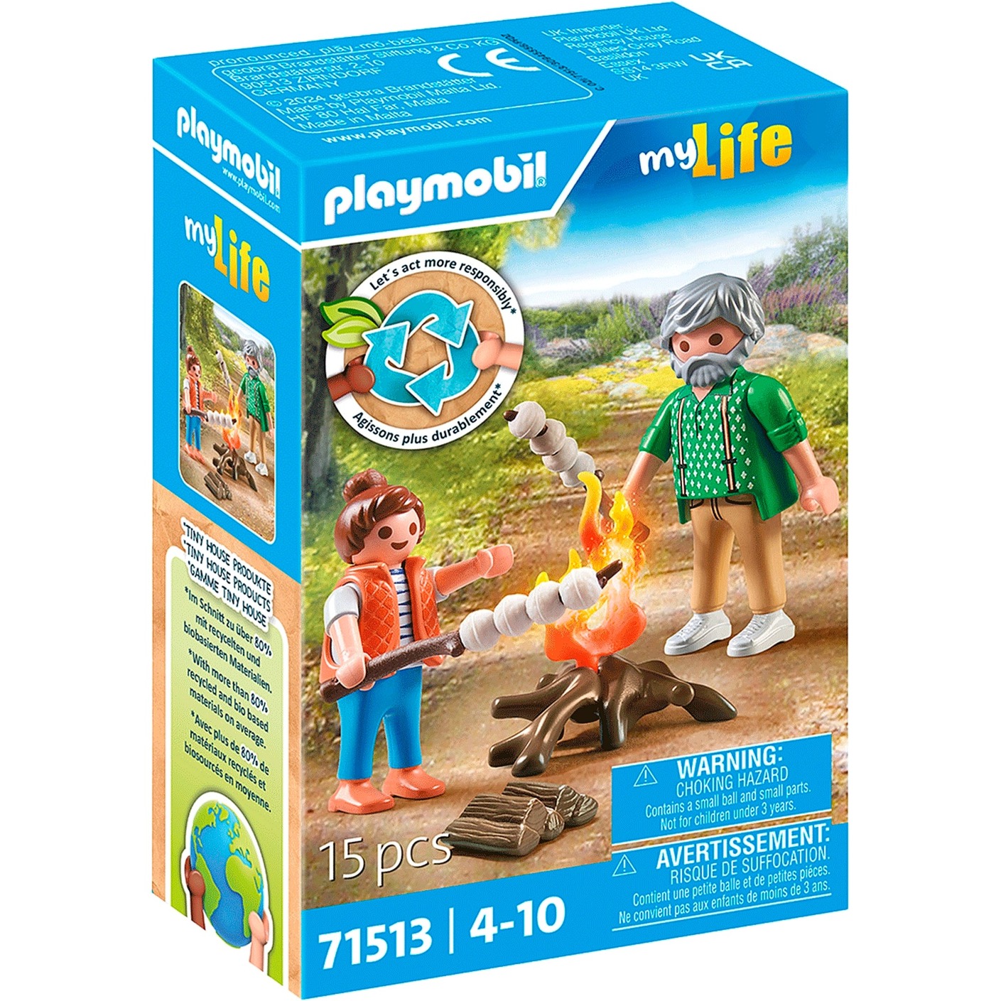 71513 City Life Lagerfeuer mit Marshmallows, Konstruktionsspielzeug