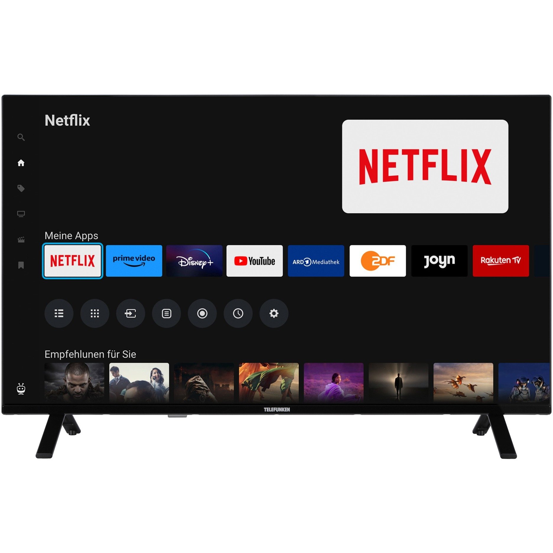 Telefunken XF43TO750S, LED-Fernseher | 04024862143985 Telefunken XF43TO750S, LED-Fernseher | 04024862143985