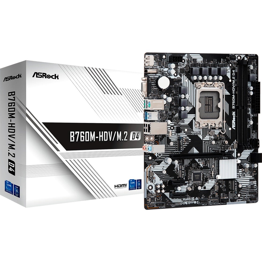 B760M-HDV/M.2 D4, Mainboard