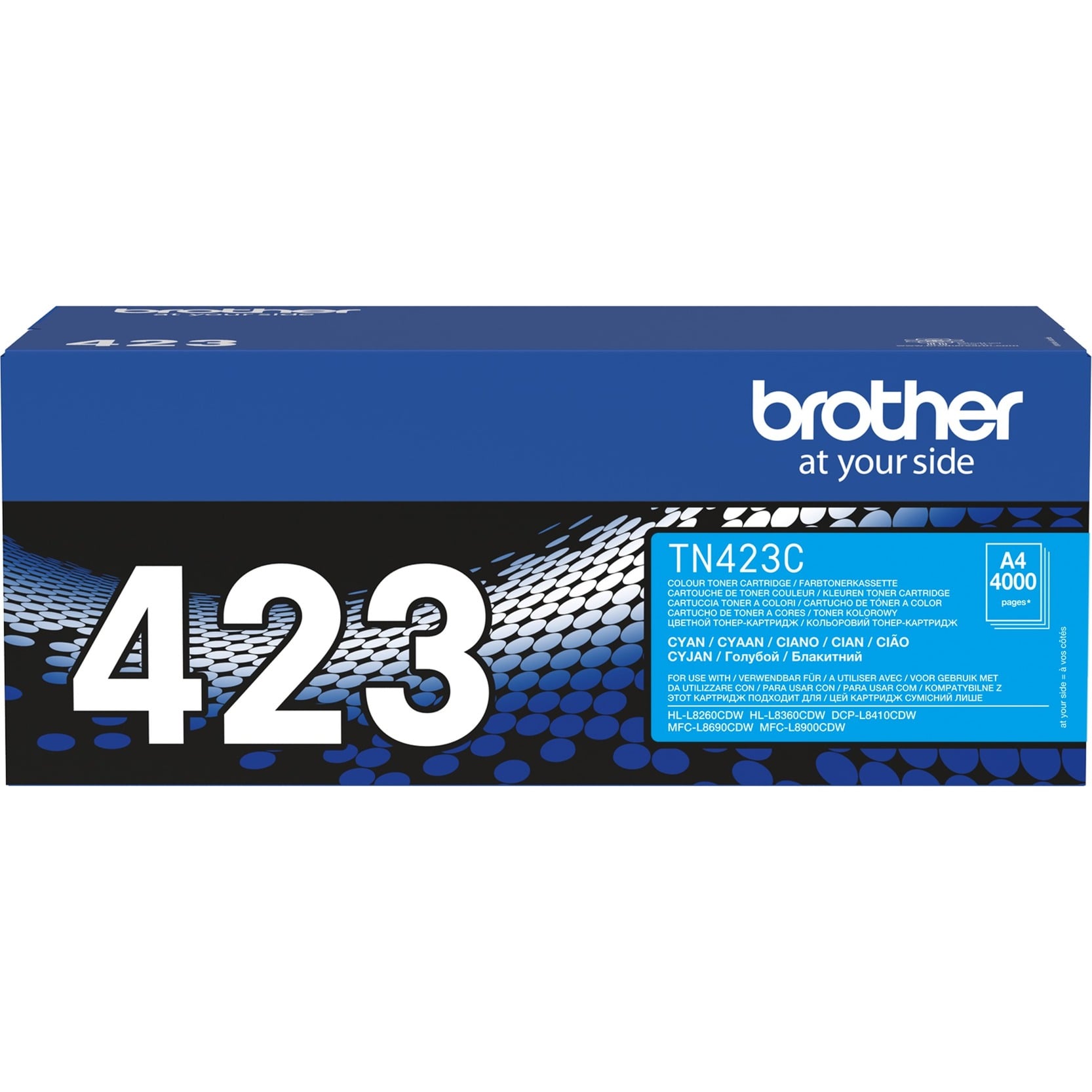 Brother Original TN423C Toner cyan für bis zu 4.000 Seiten (für HL-L8260CDW, L8360CDW)(TN423C)