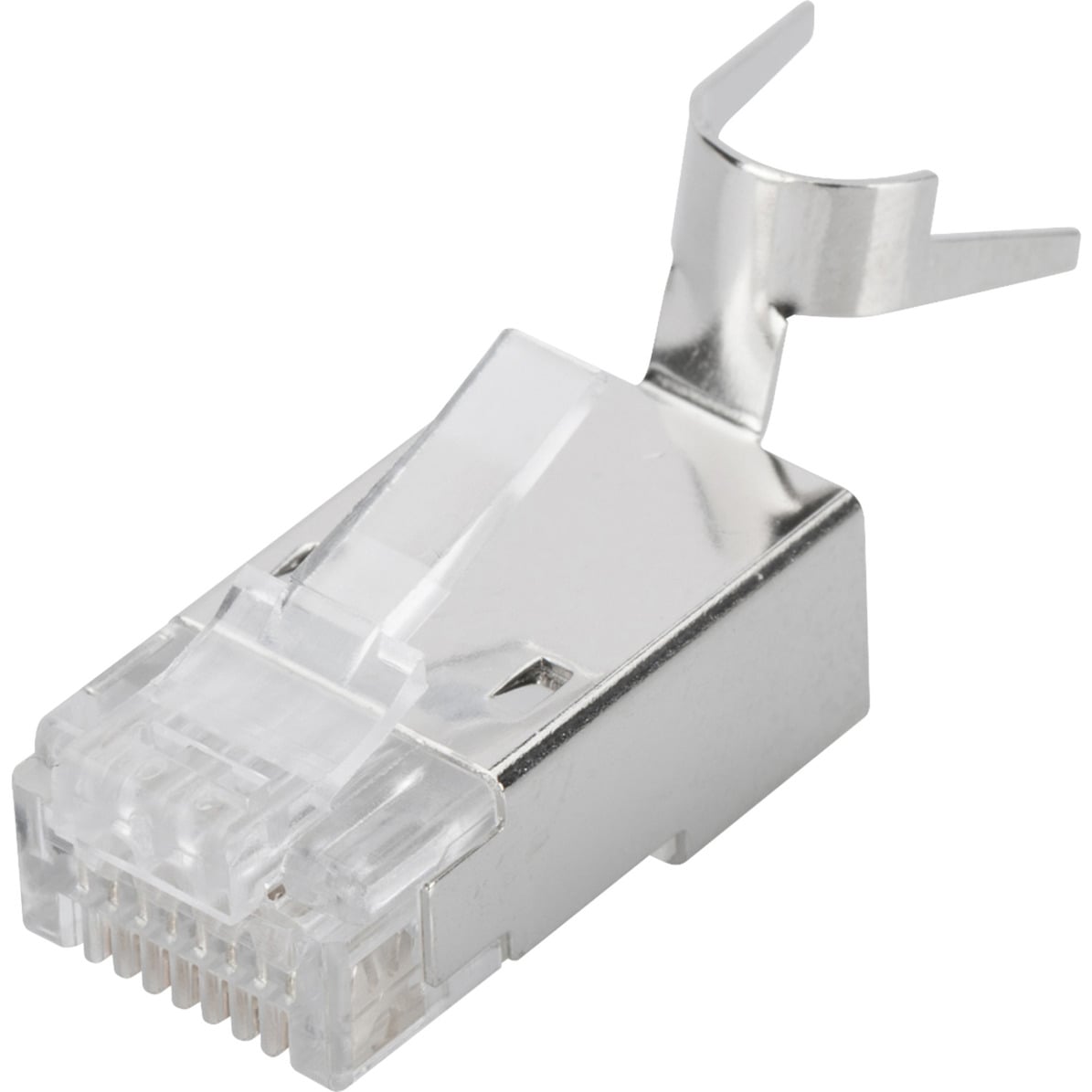 CAT.6a Modularstecker für Rundkabel, geschirmt, 100 Stück