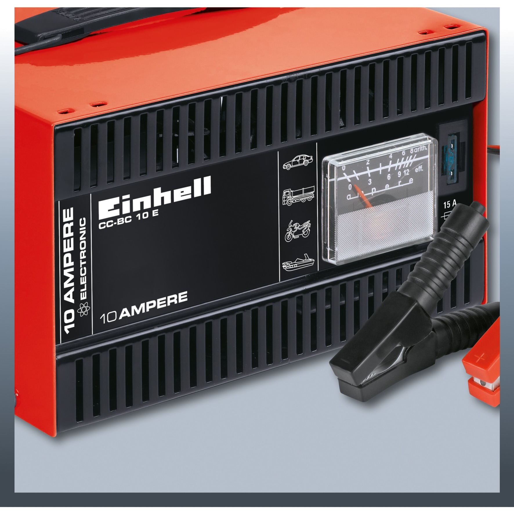 Einhell Ladegerät Blinkt Rot Und Grün Einhell Batterie-Ladegerät CC-BC 10 E rot/schwarz, für Kfz- und