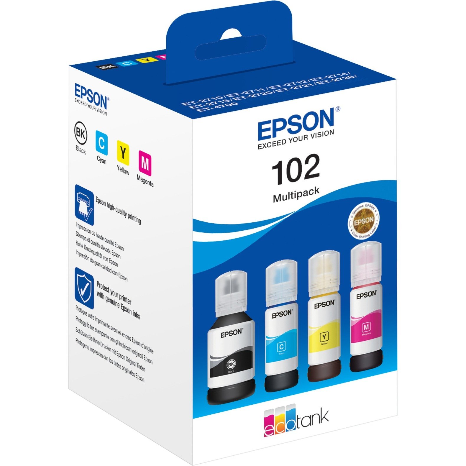 Tinte Multipack Ecotank 102 (C13T03R640)