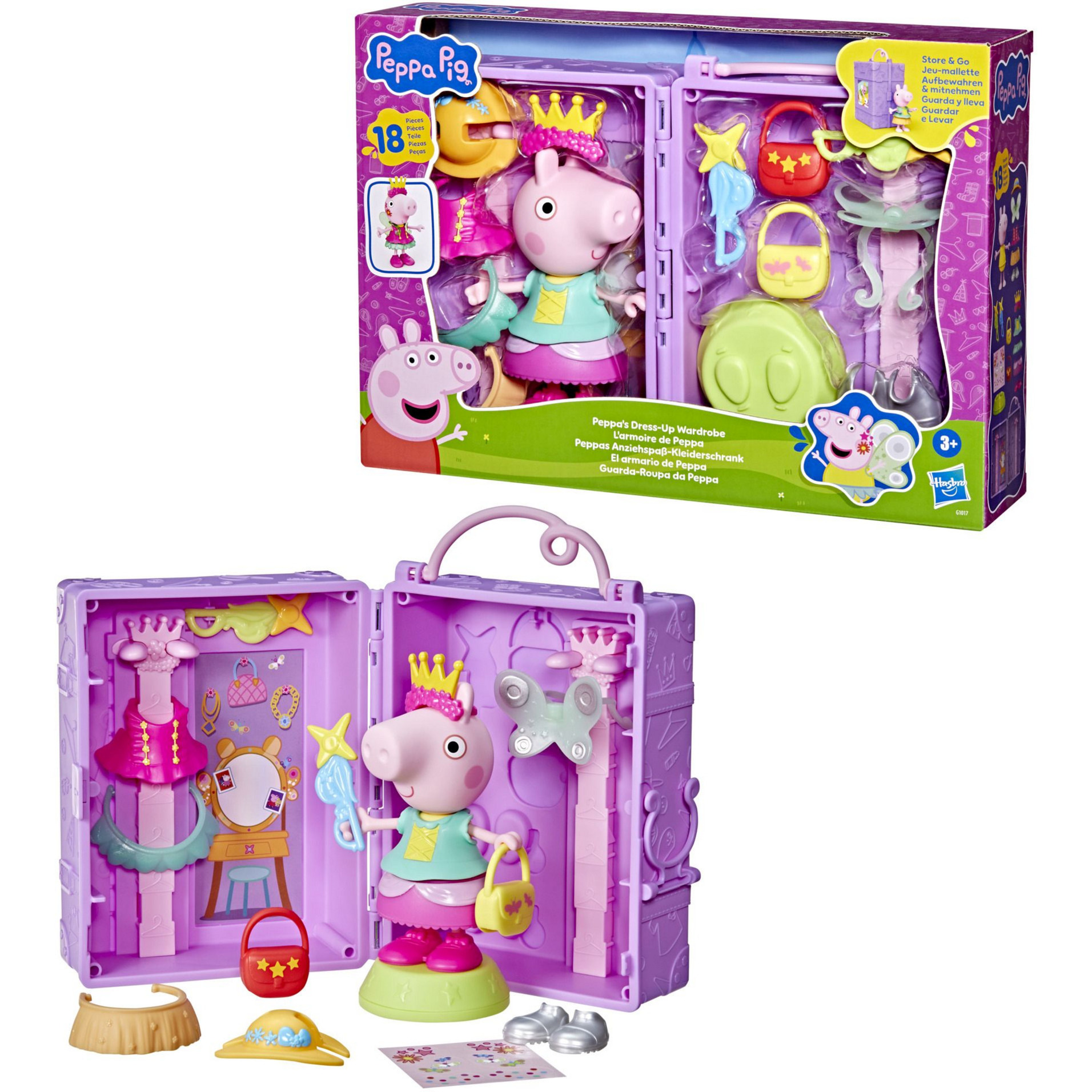 Peppas Anziehspaß Kleiderschrank, Puppenhaus