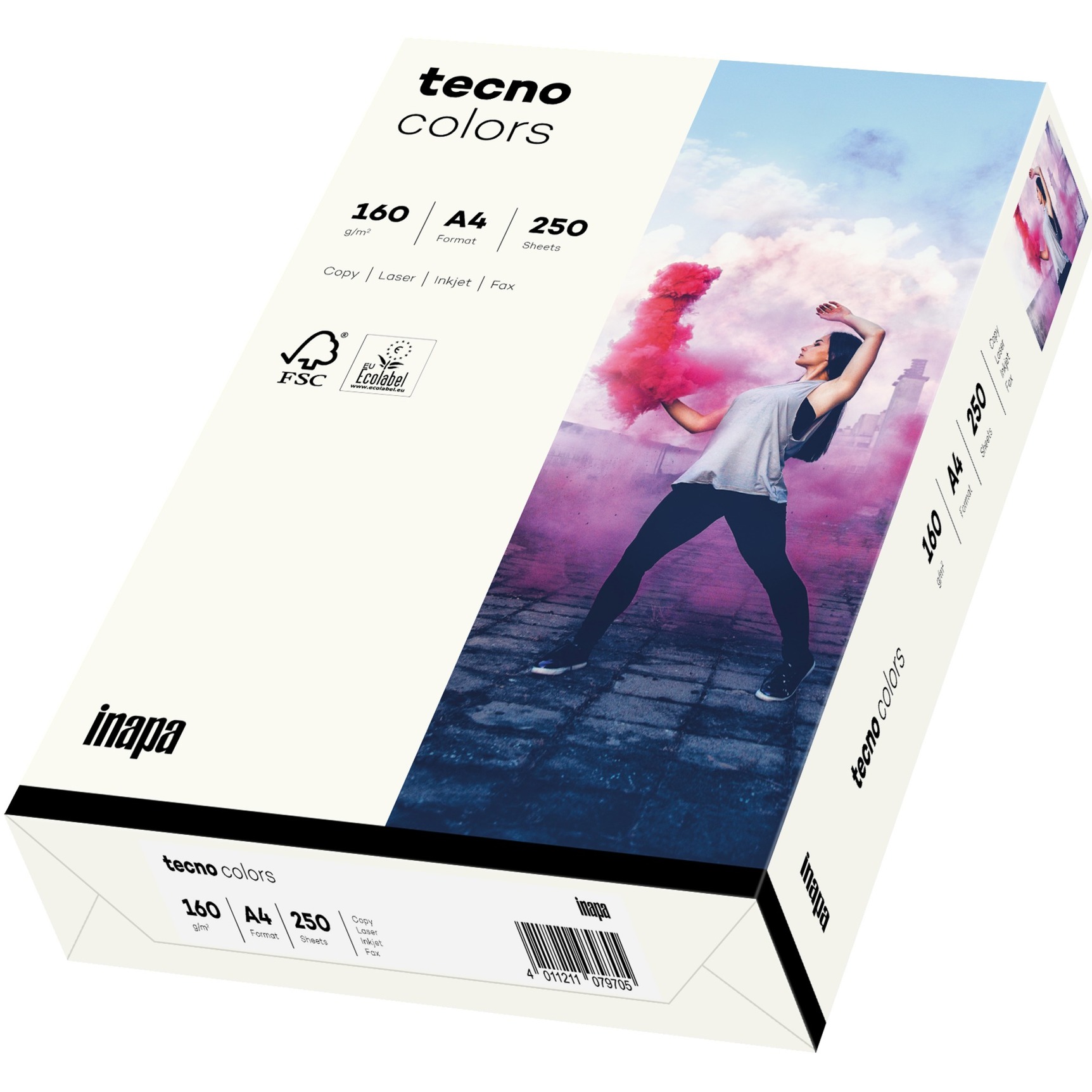 Tecno colors weiß A4, Papier