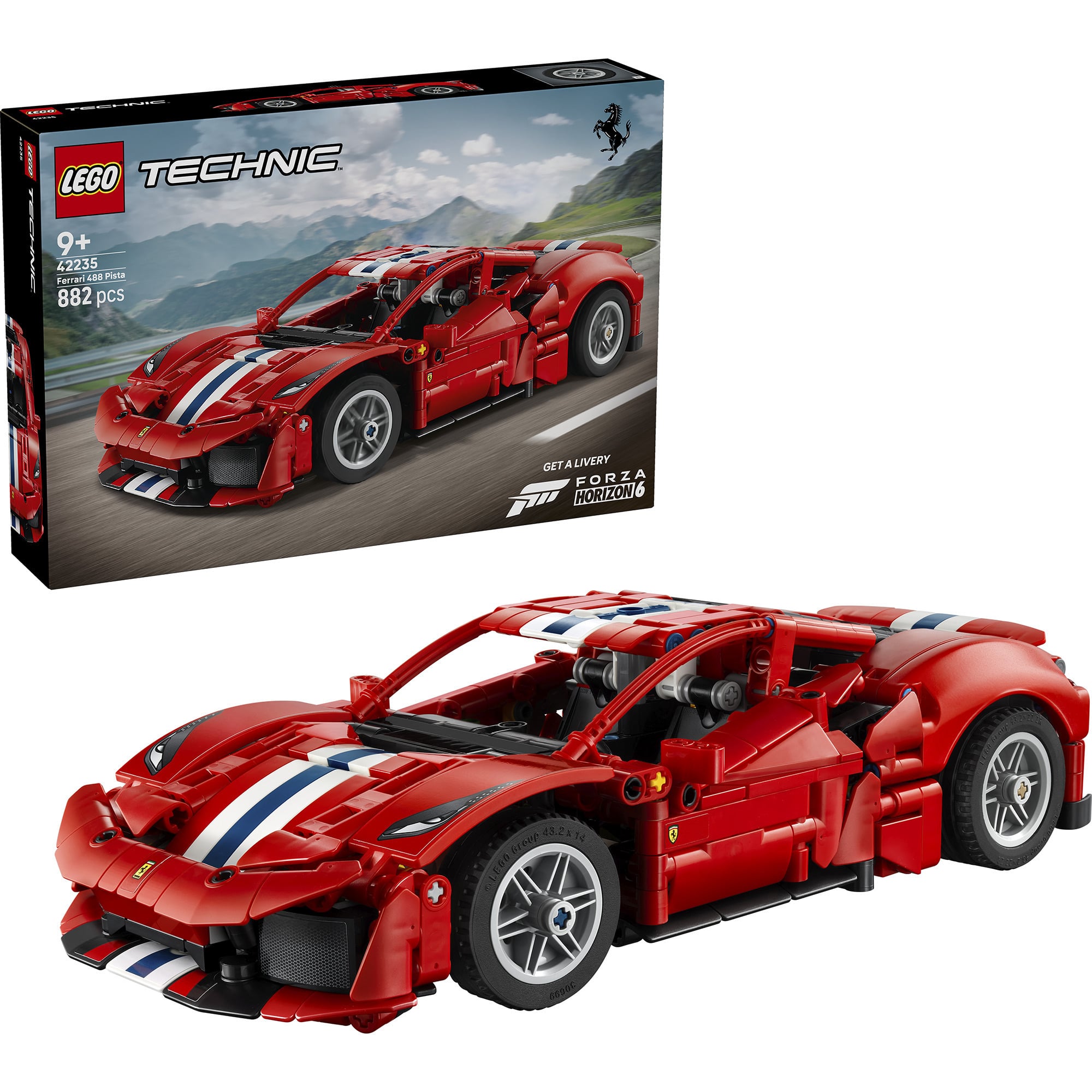 42235 Technic Ferrari 488 PISTA Auto, Konstruktionsspielzeug