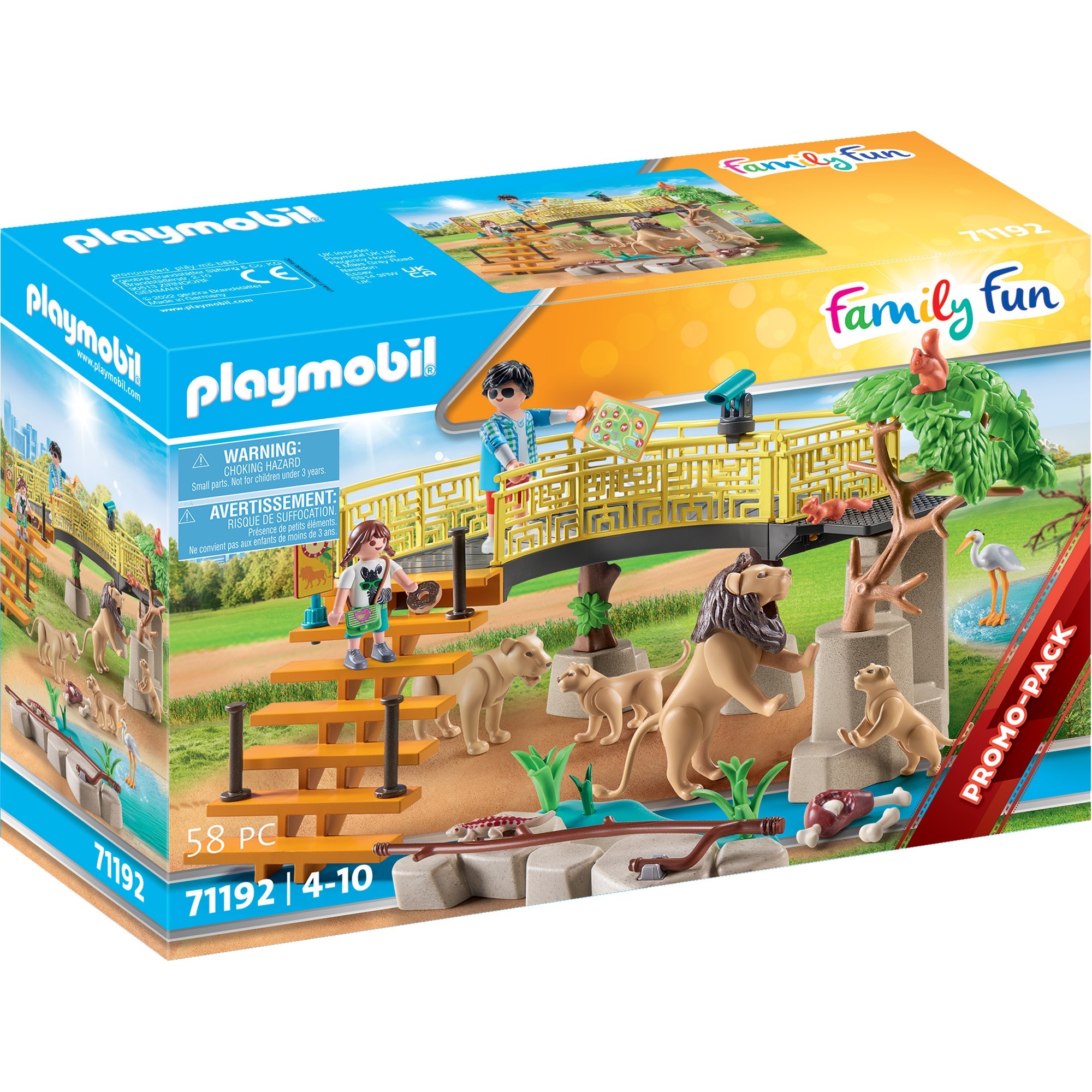 Spielzeug: PLAYMOBIL 71192 Family Fun Löwen im Freigehege