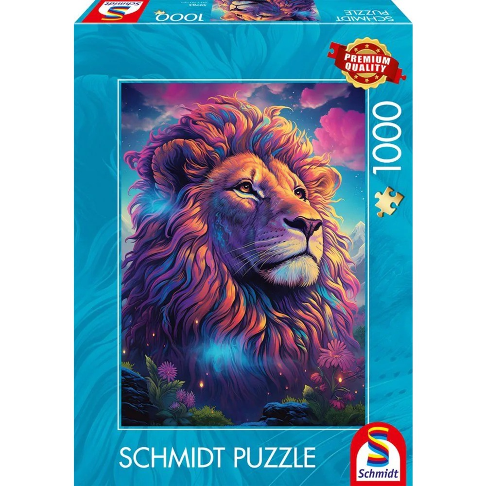 Löwe im Farbenwind, Puzzle