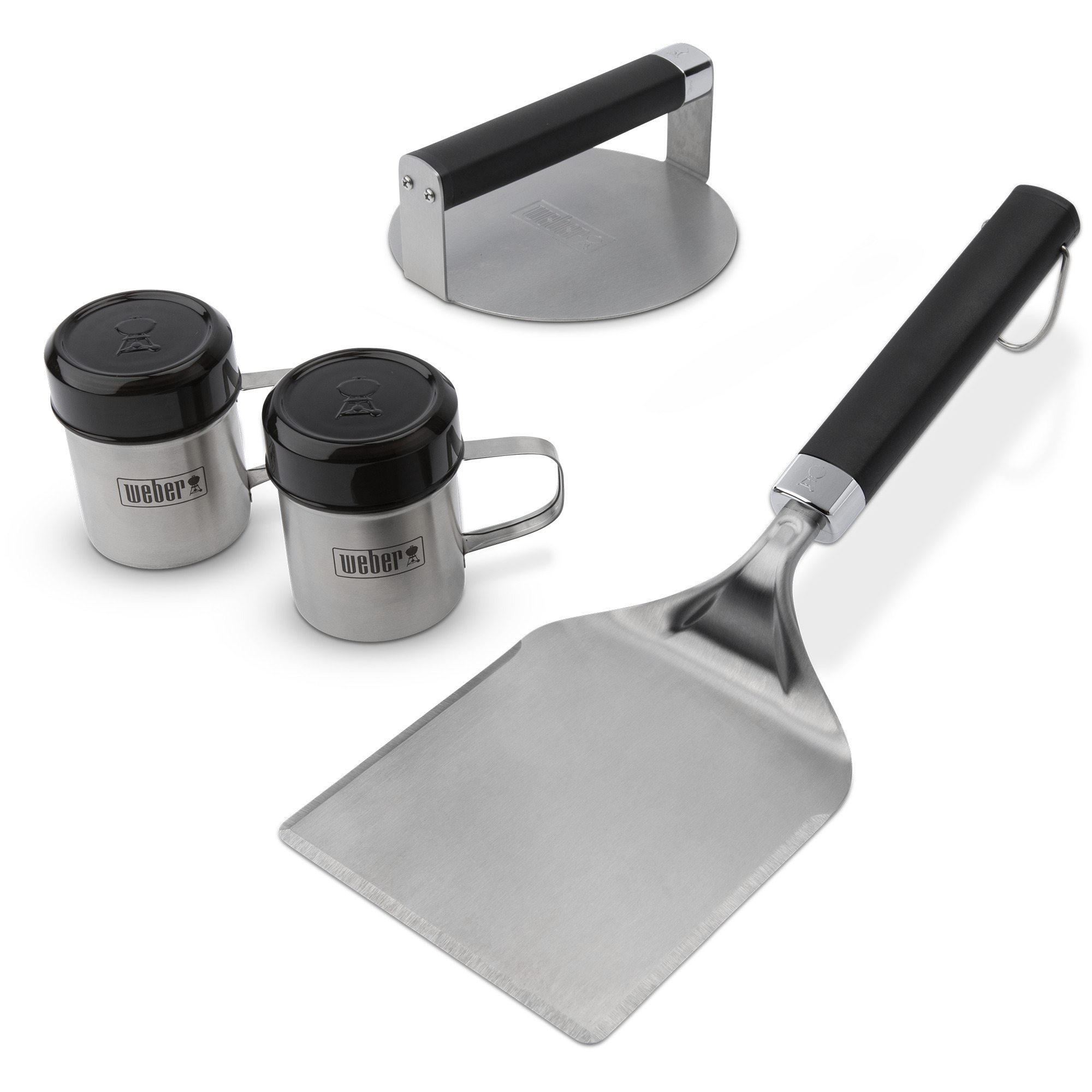 Smashed Burger Set, für Plancha, 4-teilig , Presse