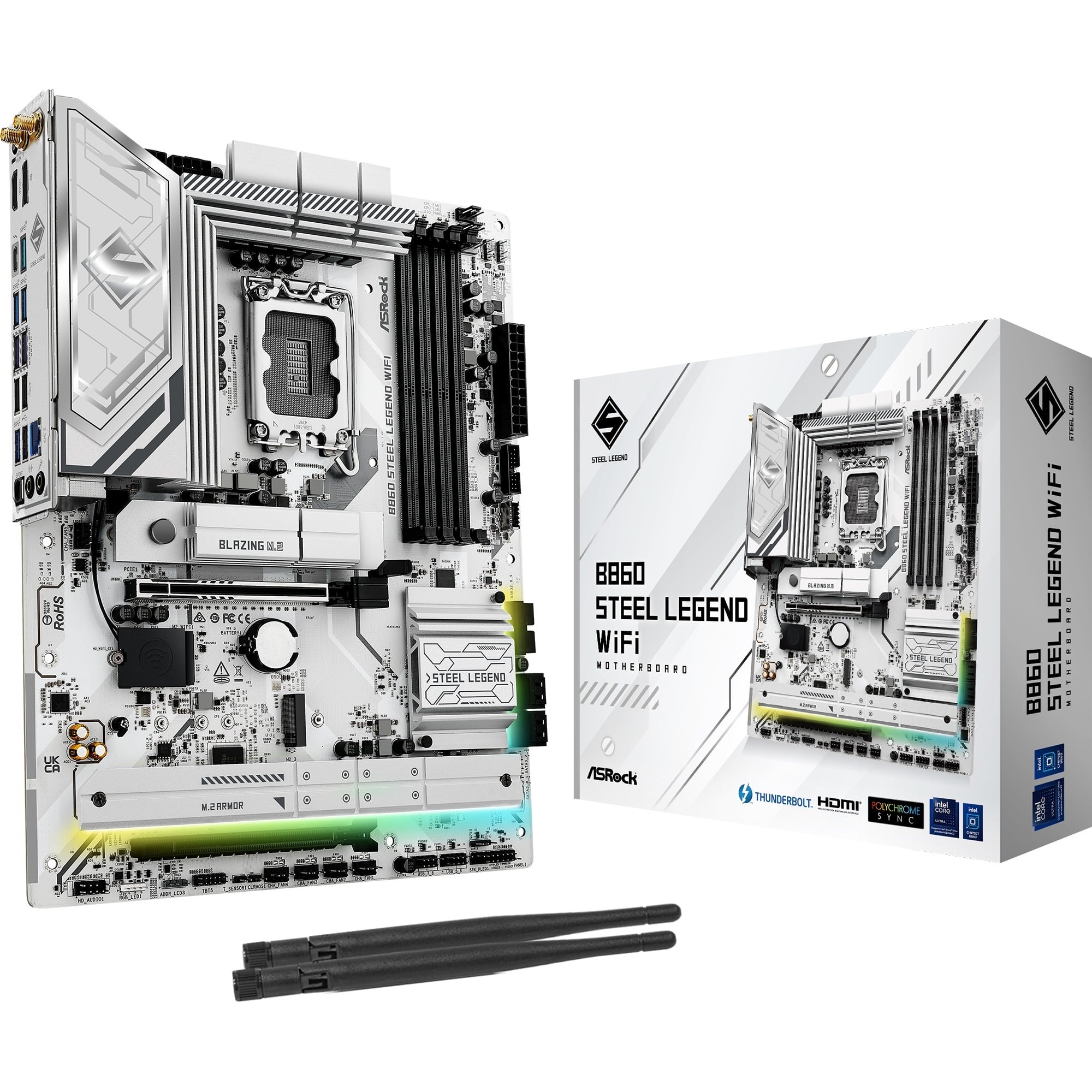 B860 Steel Legend WiFi, Mainboard