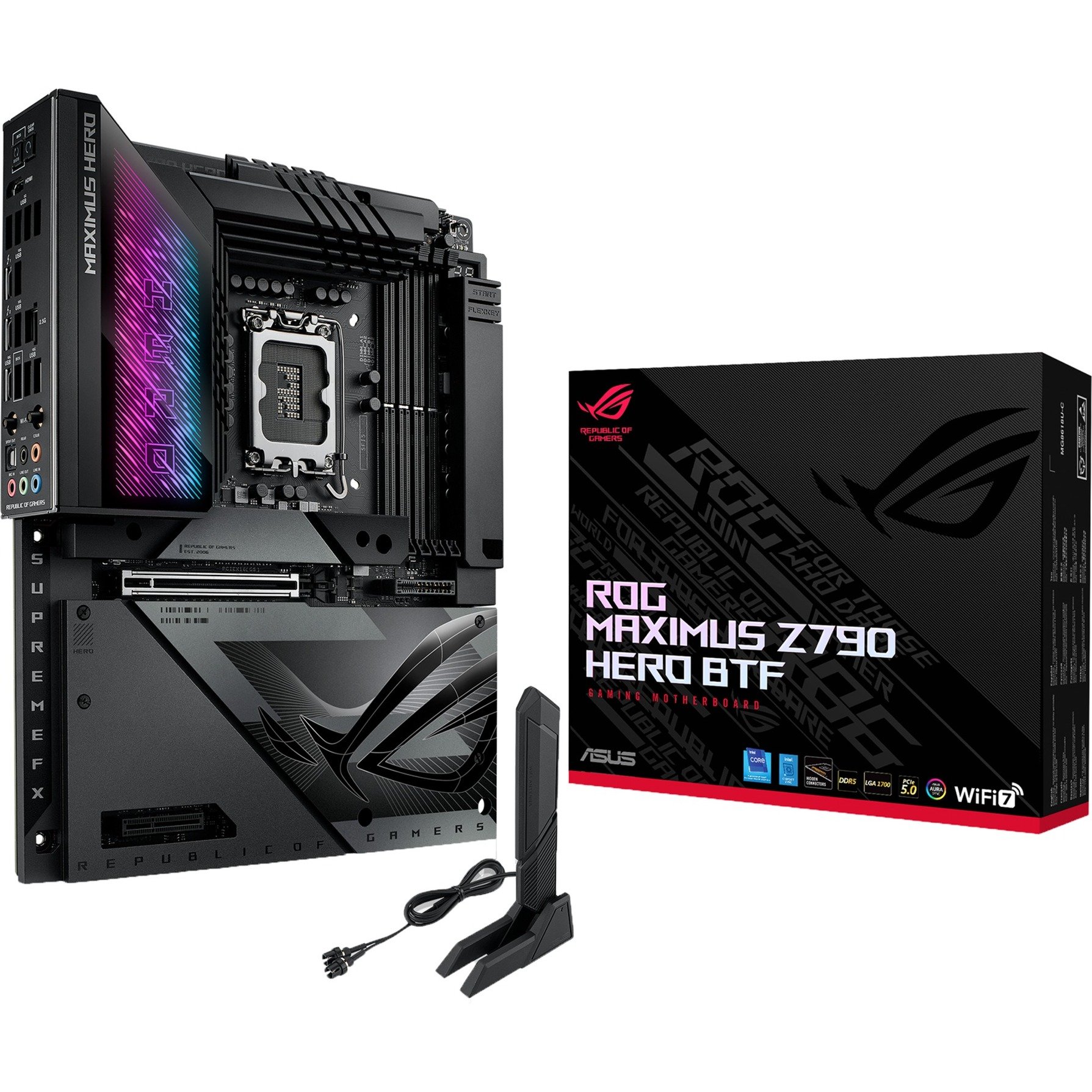 Asus ROG MAXIMUS Z790 HERO BTF, Mainboard | 04711387523803
