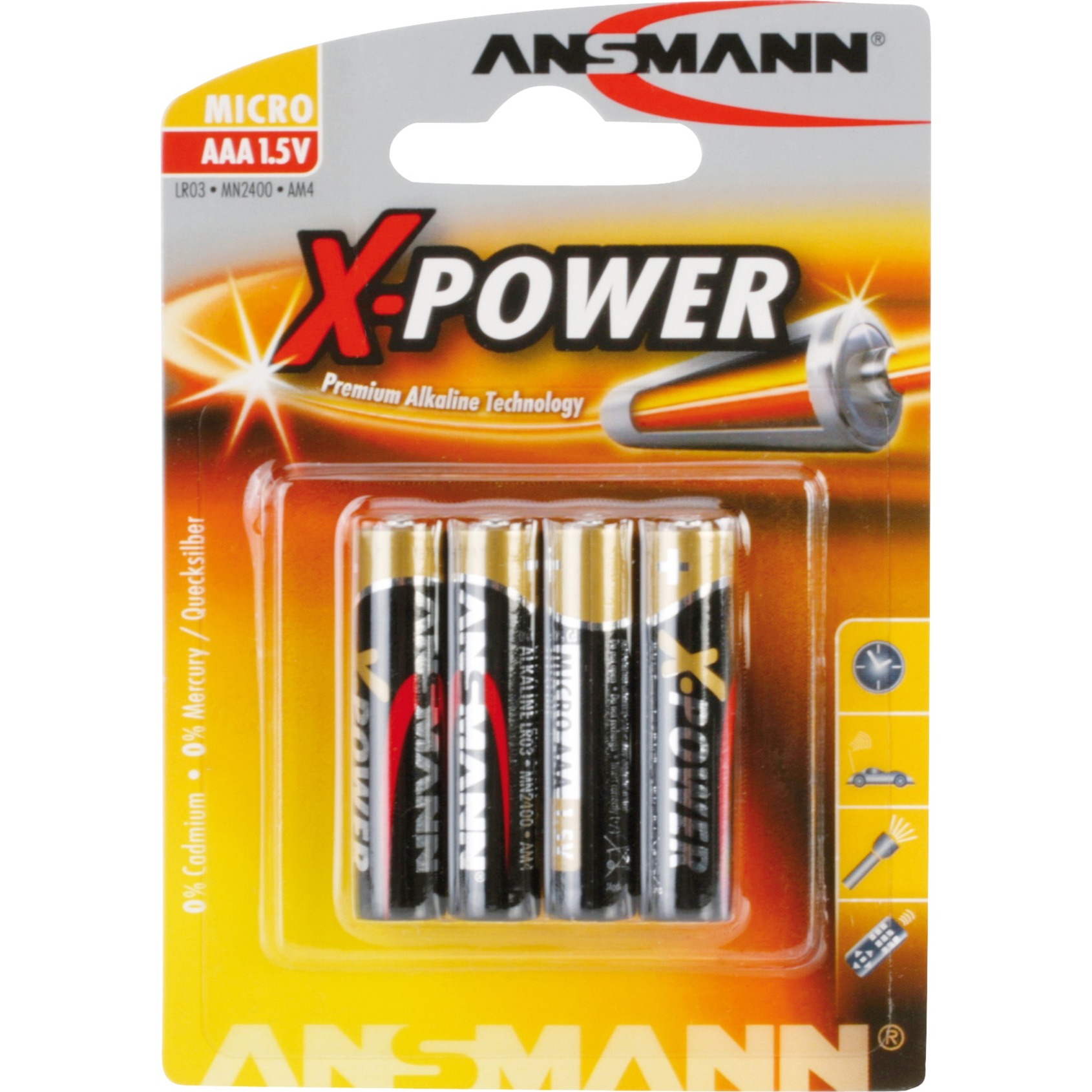 X-Power Alkaline Batterie Micro AAA / LR03