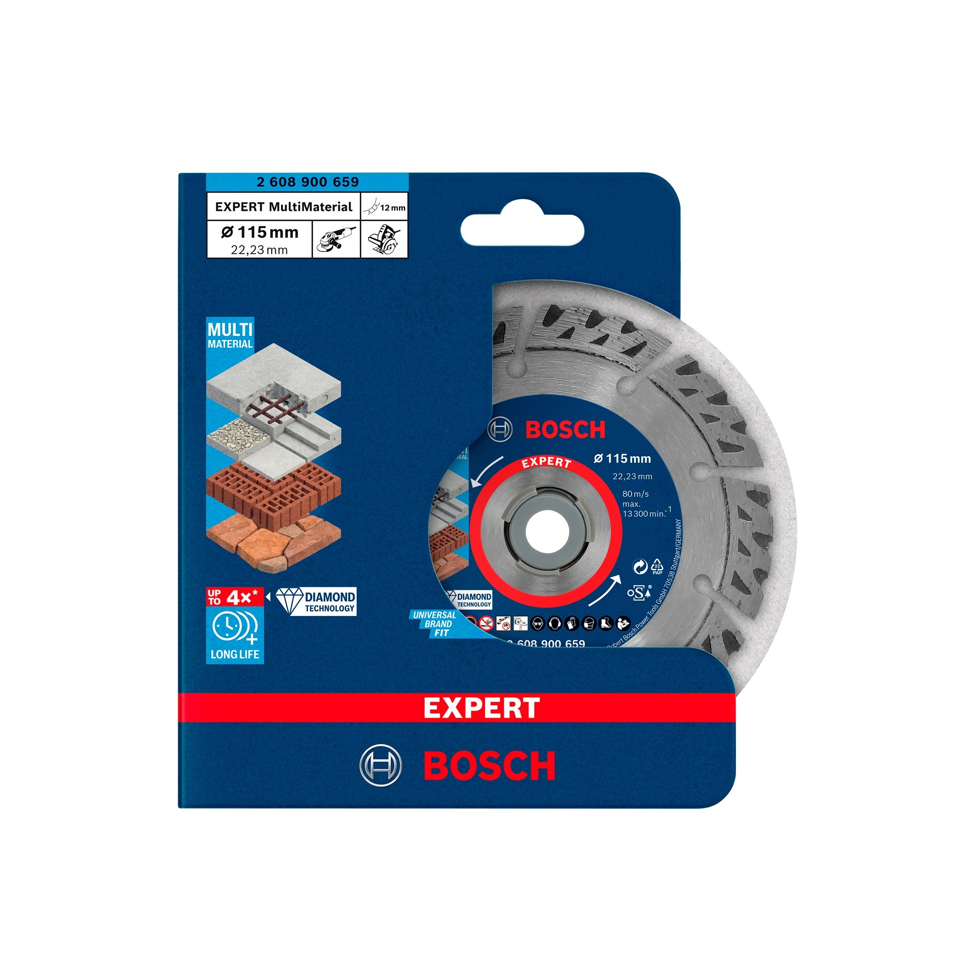 Diamanttrennscheibe Expert MultiMaterial, Ø 115mm
