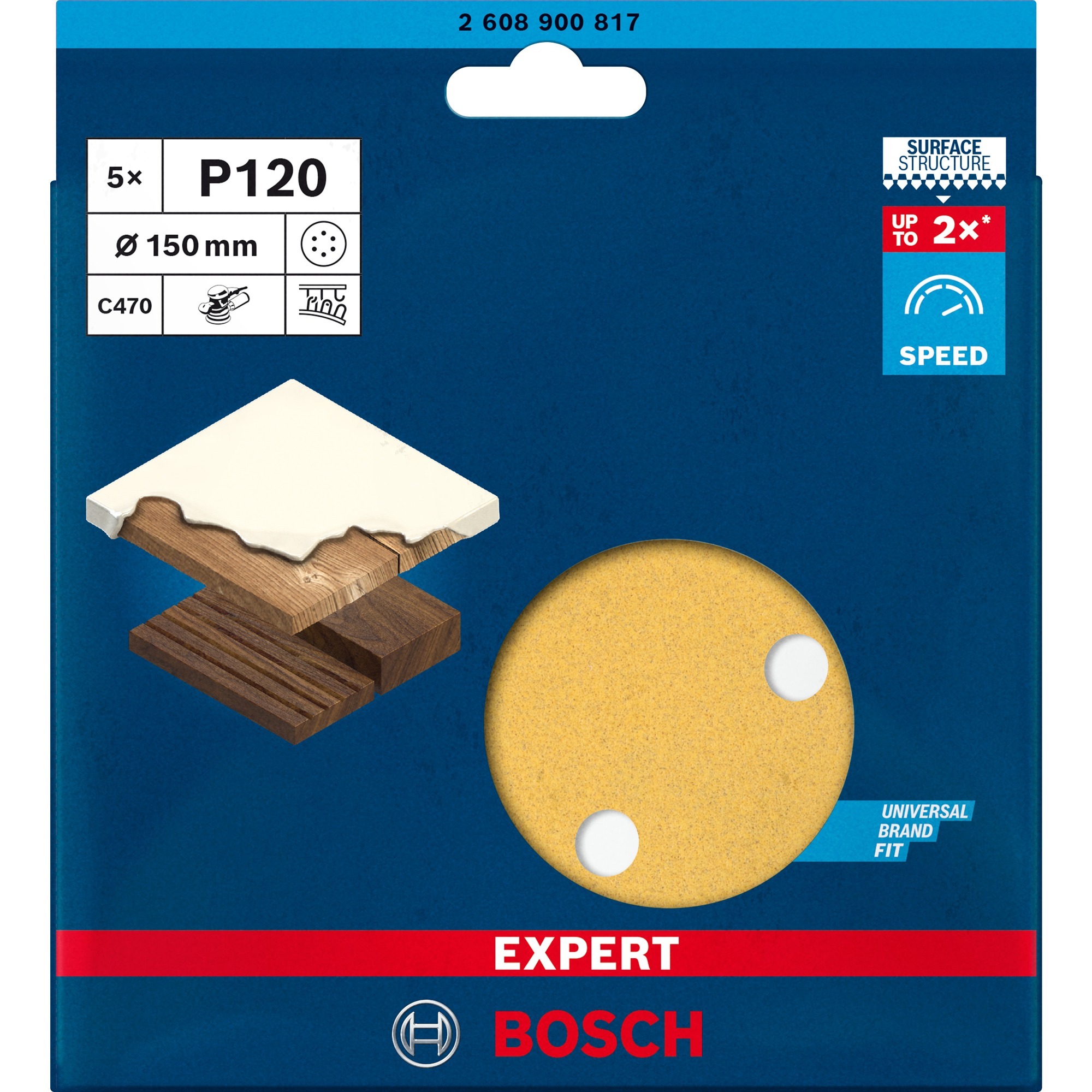 Expert C470 Schleifblatt, Ø 150mm, K120