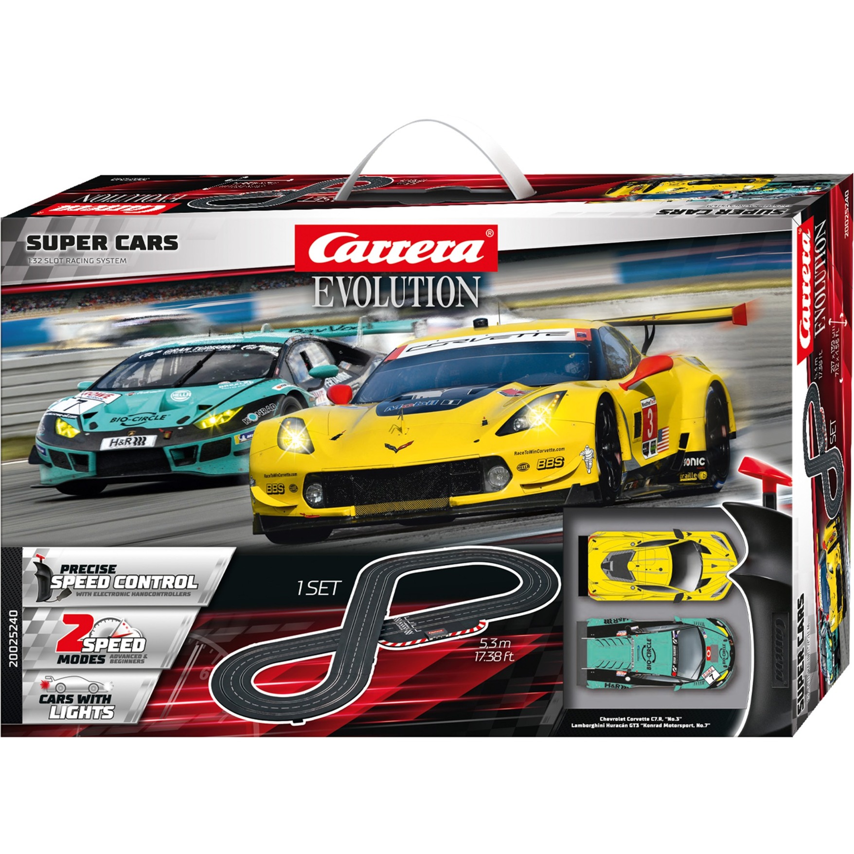 Spielzeug: Carrera EVOLUTION Super Cars, Rennbahn