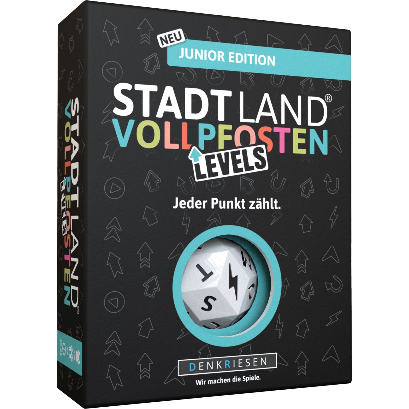 Stadt Land Vollpfosten Levels - Junior Edition, Partyspiel