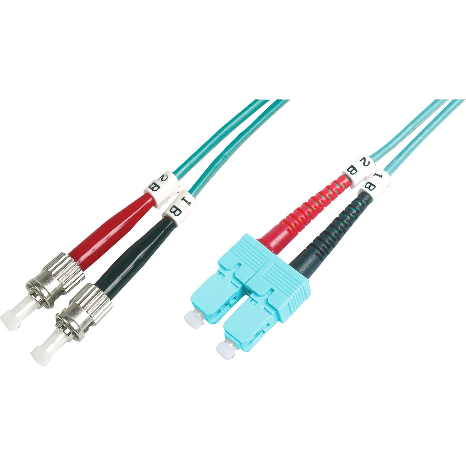 LWL Patchkabel, Duplex, ST > SC Stecker, Multimode OM3