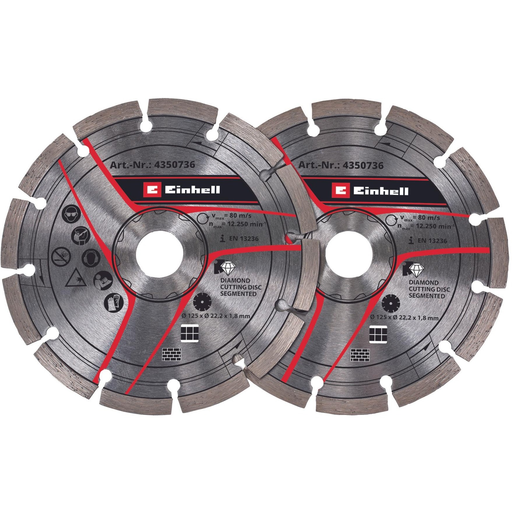 Einhell Diamant-Trennscheiben 4350736, Ø 125mm | 04006825671087 Einhell Diamant-Trennscheiben 4350736, Ø 125mm | 04006825671087