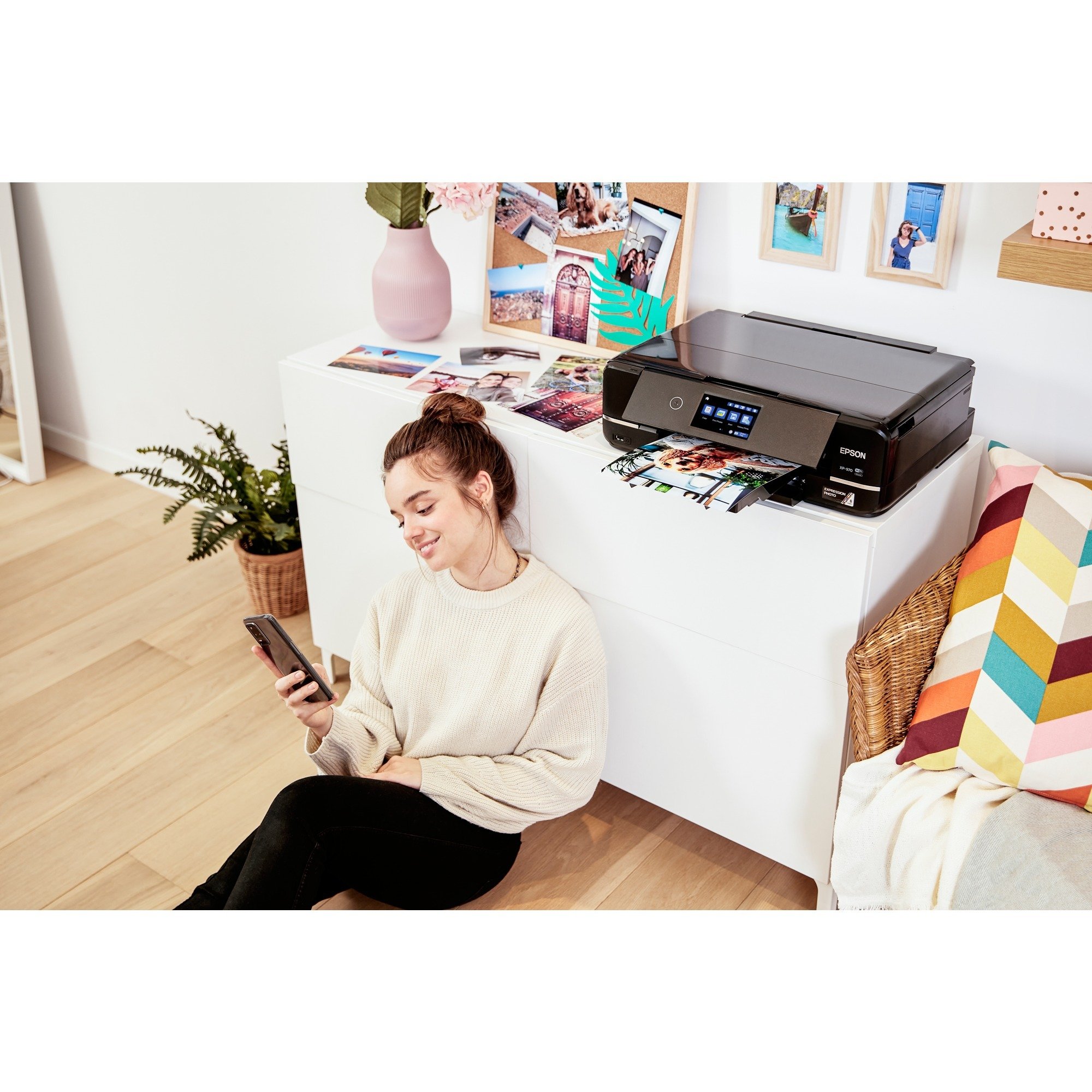 Epson Expression Photo XP-970, Multifunktionsdrucker schwarz, USB, WLAN ...
