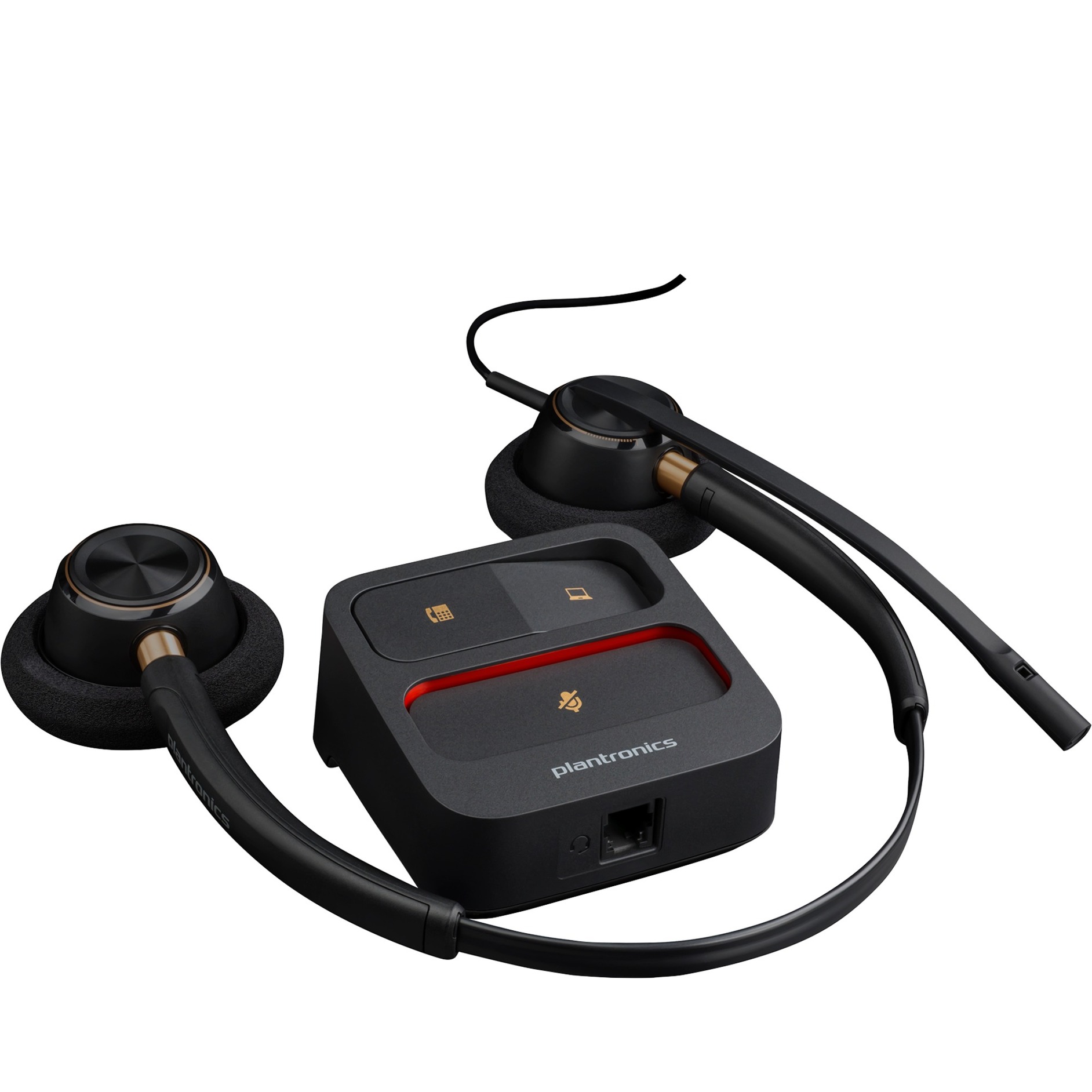 Poly EncorePro HW520 Binaurales Headset + Quick Disconnect