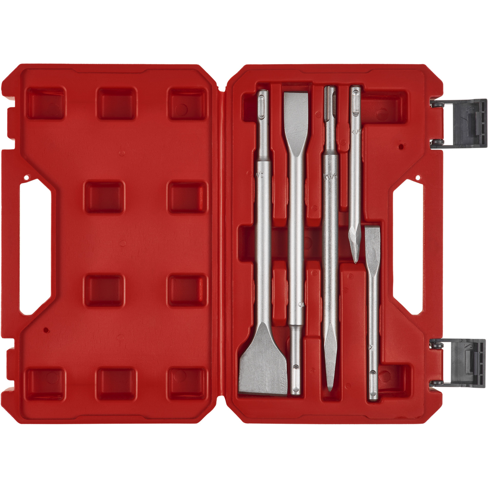 SDS-plus Meißel-Satz, 250 / 240mm, 5-teilig, Meißel-Satz