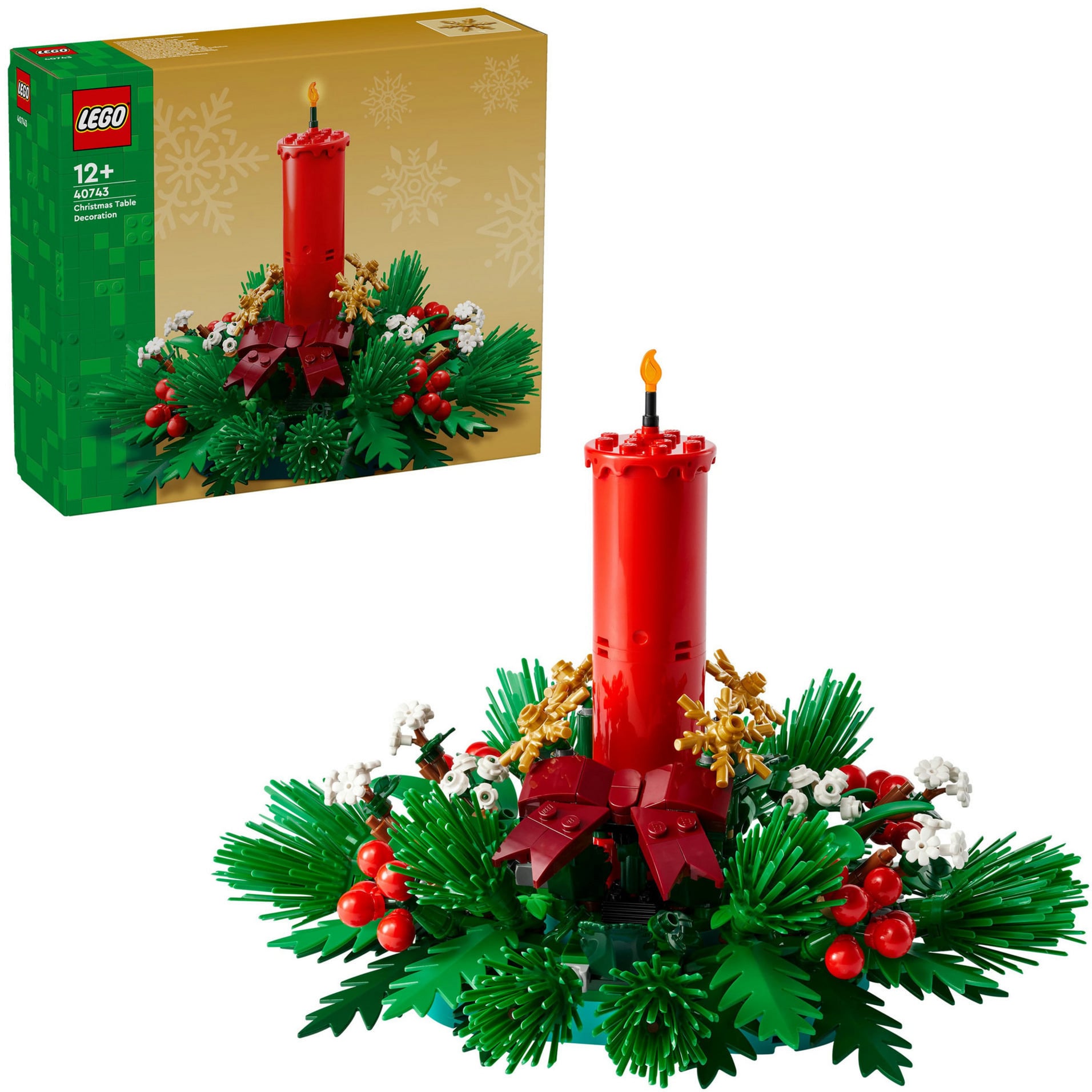 40743 Iconic Weihnachtsgesteck, Konstruktionsspielzeug