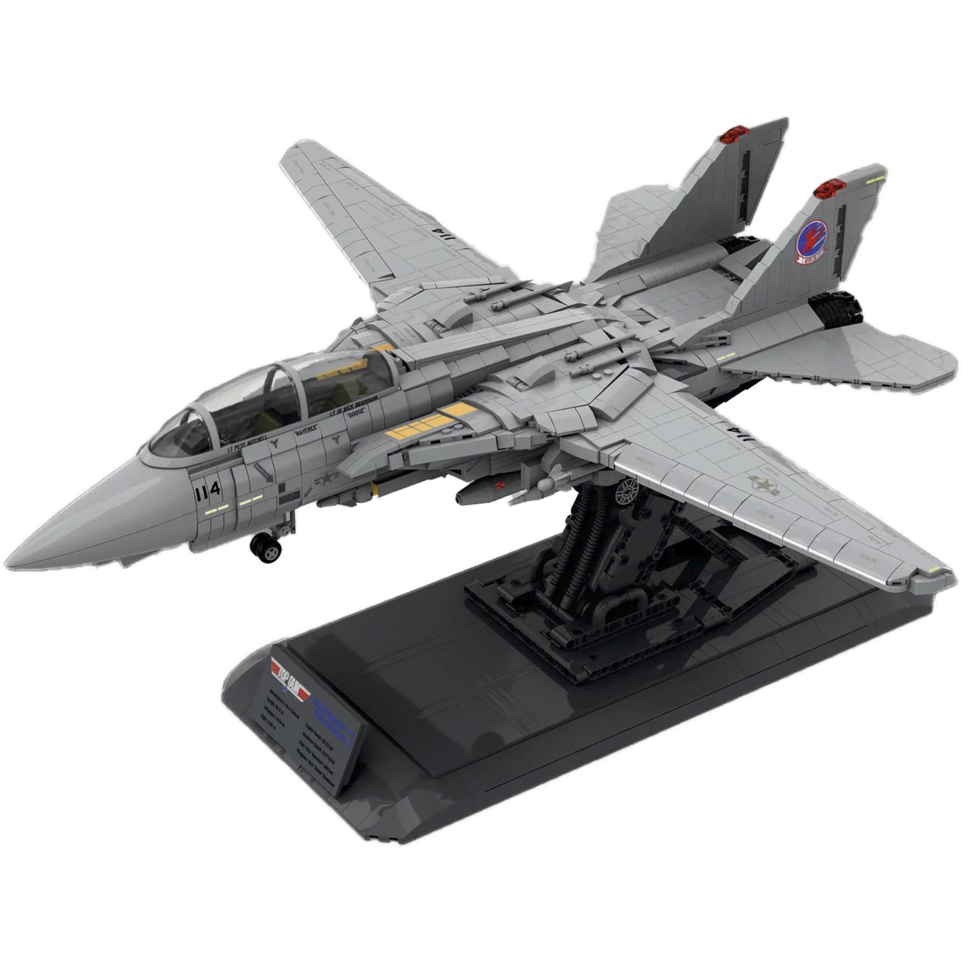 Maverick''s F-14A Tomcat "Top Gun" - Brick System, Konstruktionsspielzeug