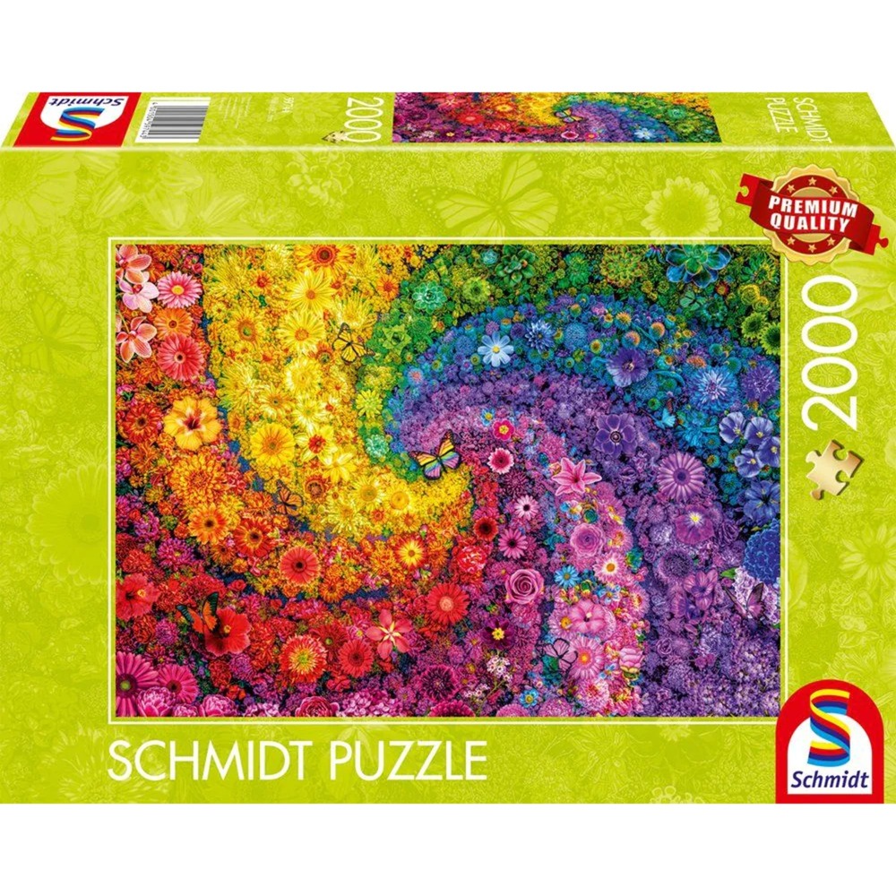 Kunterbunter Blütenwirbel, Puzzle