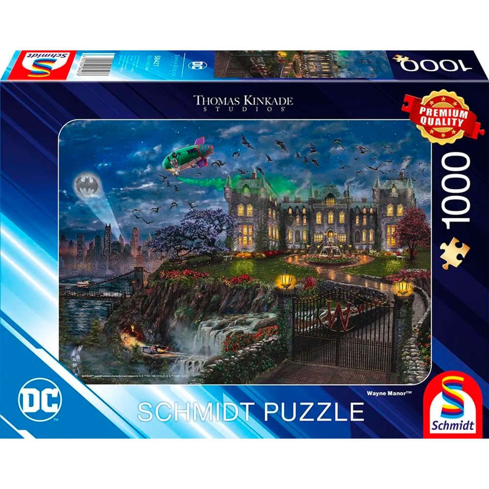 Schmidt Spiele Thomas Kinkade Studios: DC Comics Wayne Manor, Puzzle | 04001504584276 Schmidt Spiele Thomas Kinkade Studios: DC Comics Wayne Manor, Puzzle | 04001504584276