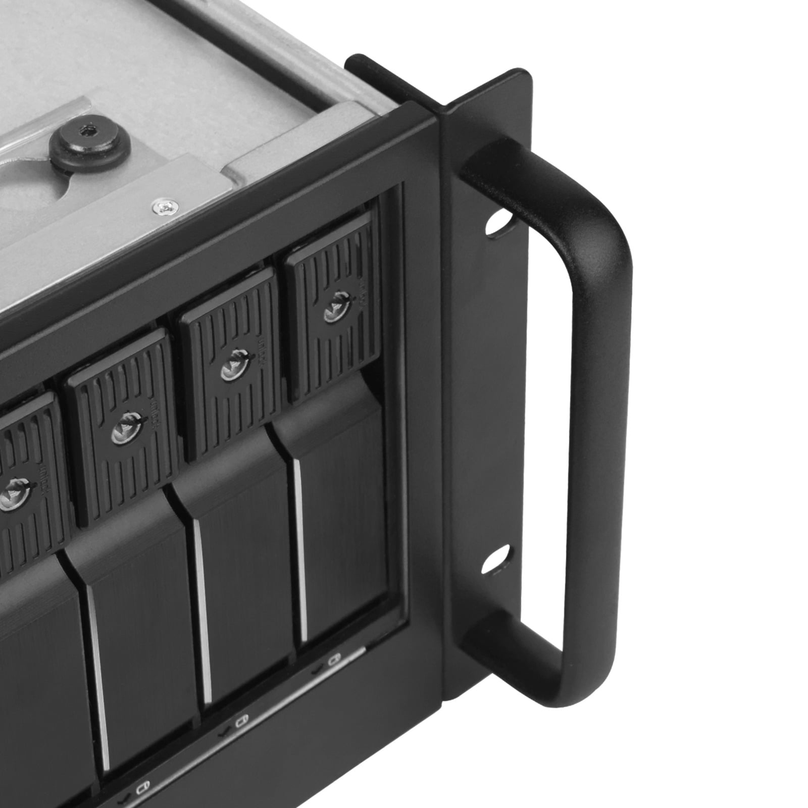 Logitech Rack Ebox H08 SilverStone SST-RM41-H08, Rack-Gehäuse schwarz