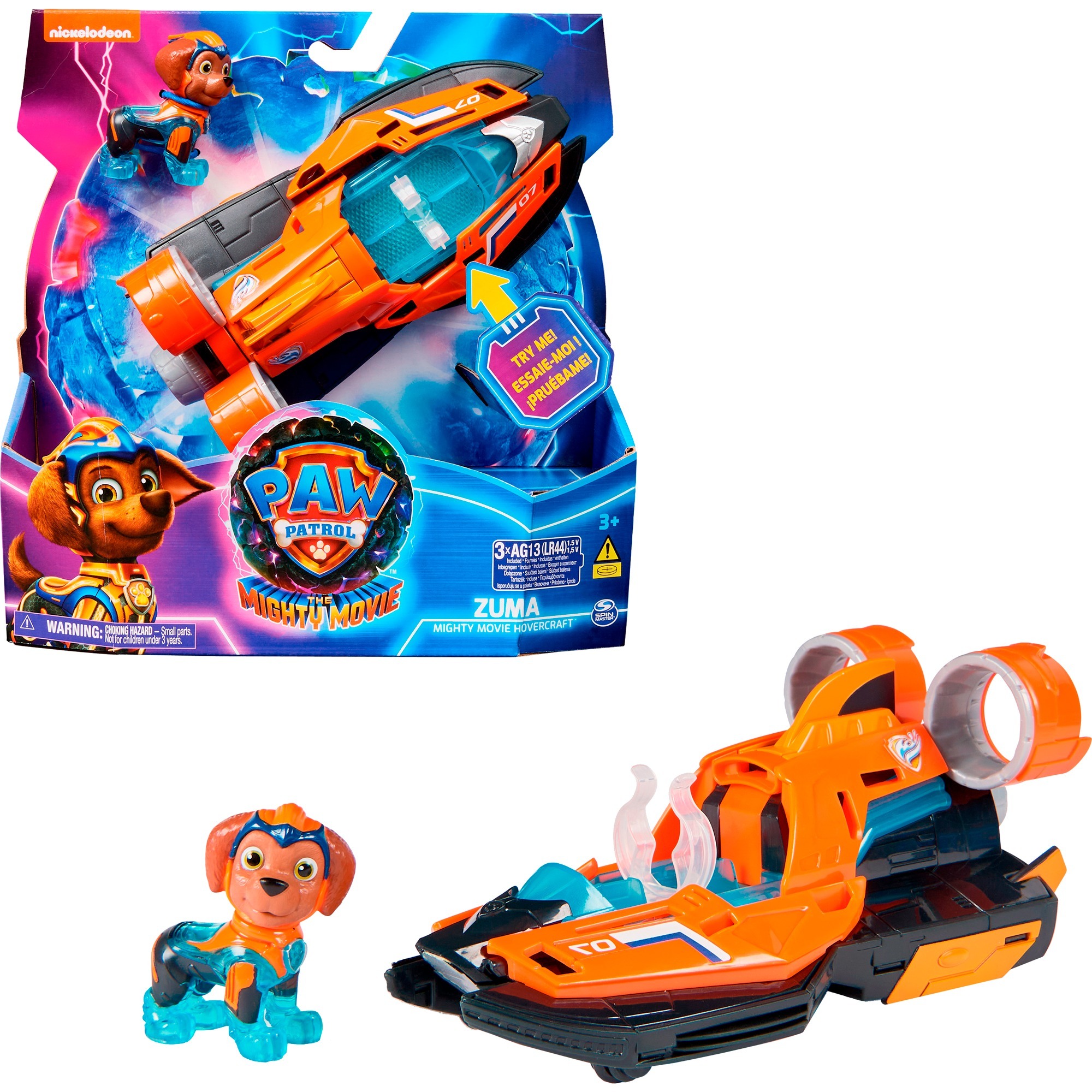 Spin Master Paw Patrol Mighty Kinofilm – Basis Fahrzeug von Zuma mit Welpenfigur, Spielfahrzeug | 00778988486498 Spin Master Paw Patrol Mighty Kinofilm – Basis Fahrzeug von Zuma mit Welpenfigur, Spielfahrzeug | 00778988486498