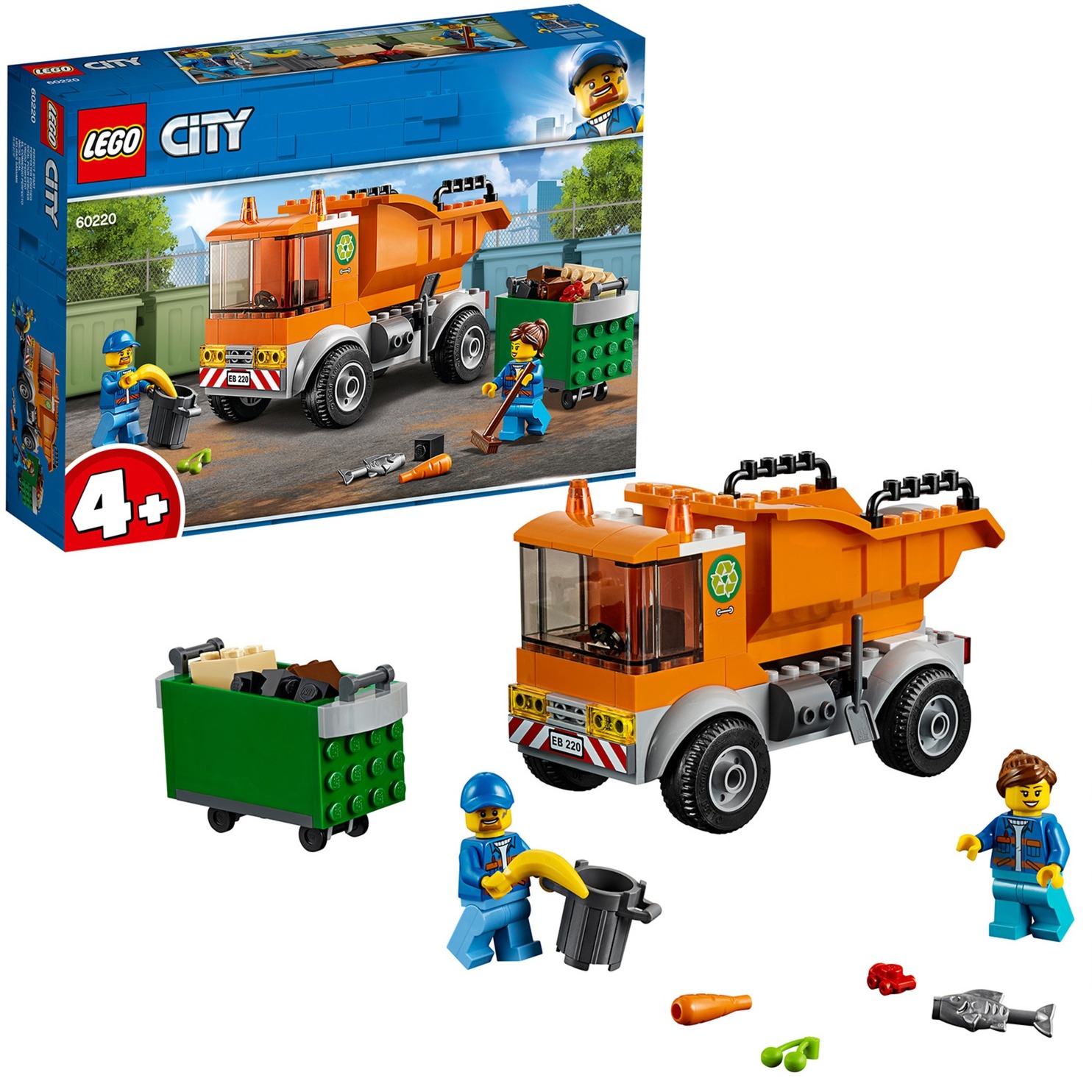 Lego 60220 City Müllabfuhr, Konstruktionsspielzeug | 05702016369526 Lego 60220 City Müllabfuhr, Konstruktionsspielzeug | 05702016369526