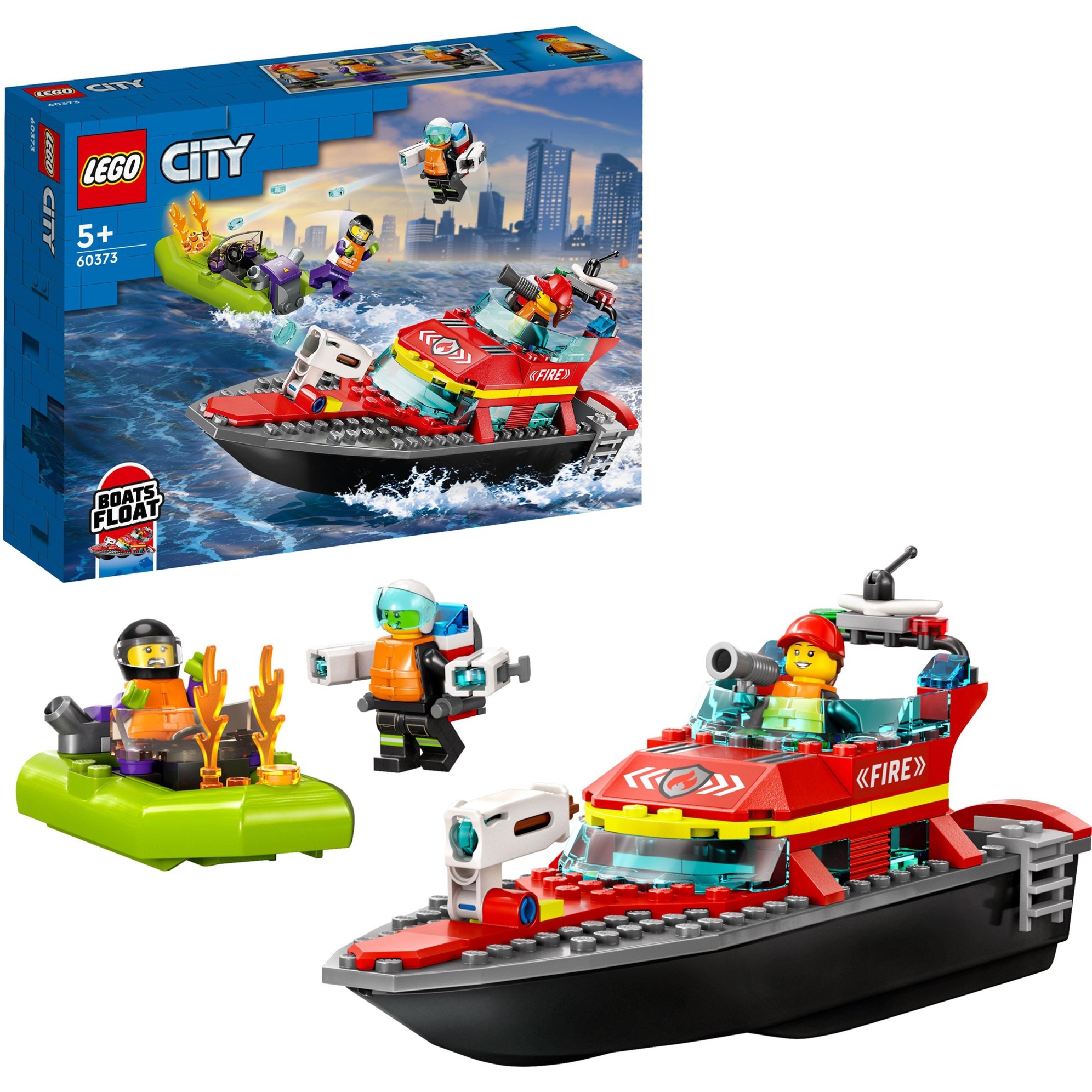 60373 City Feuerwehrboot, Konstruktionsspielzeug