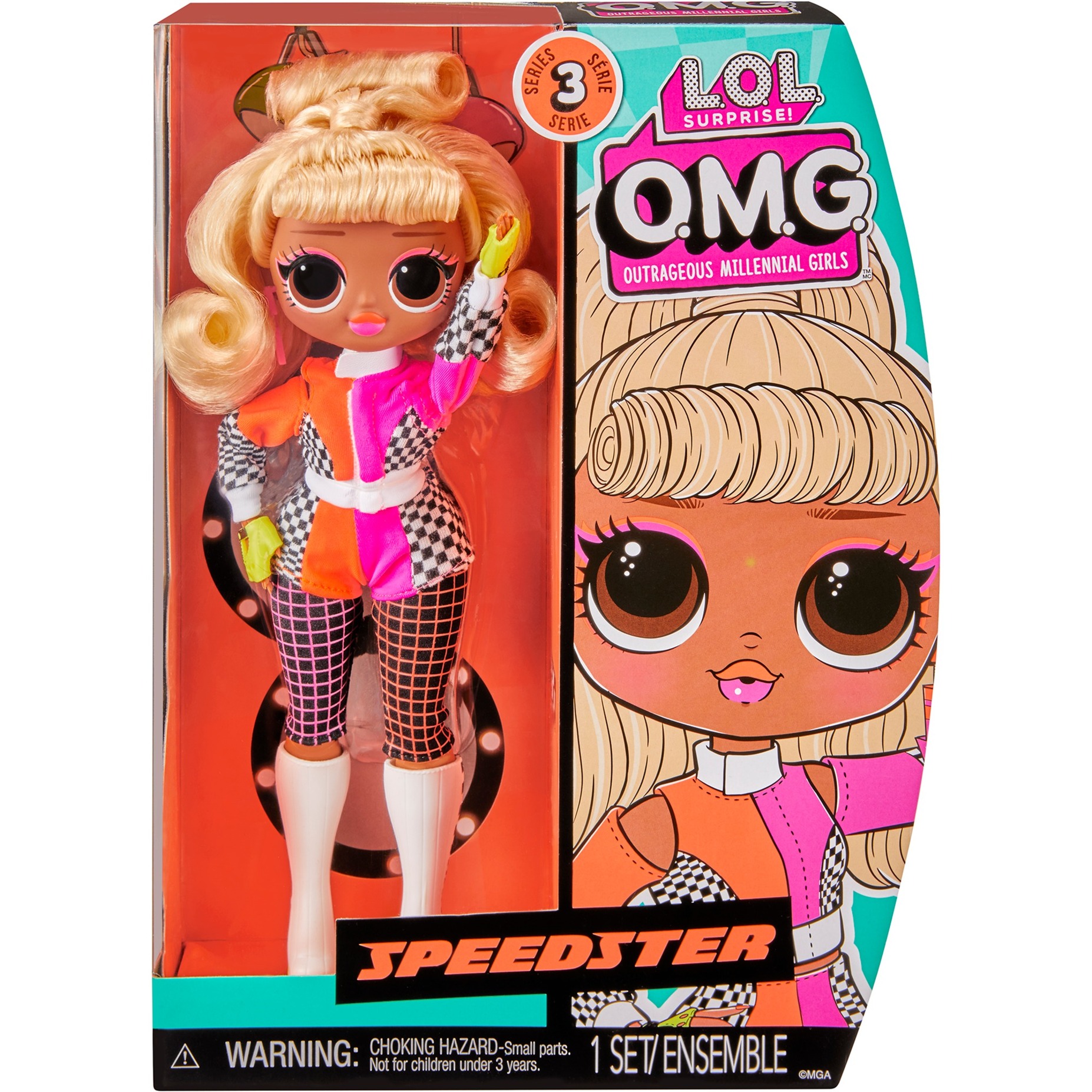 MGA Entertainment L.O.L. Surprise OMG Serie 3 – Speedster, Puppe | 00035051588580 MGA Entertainment L.O.L. Surprise OMG Serie 3 – Speedster, Puppe | 00035051588580
