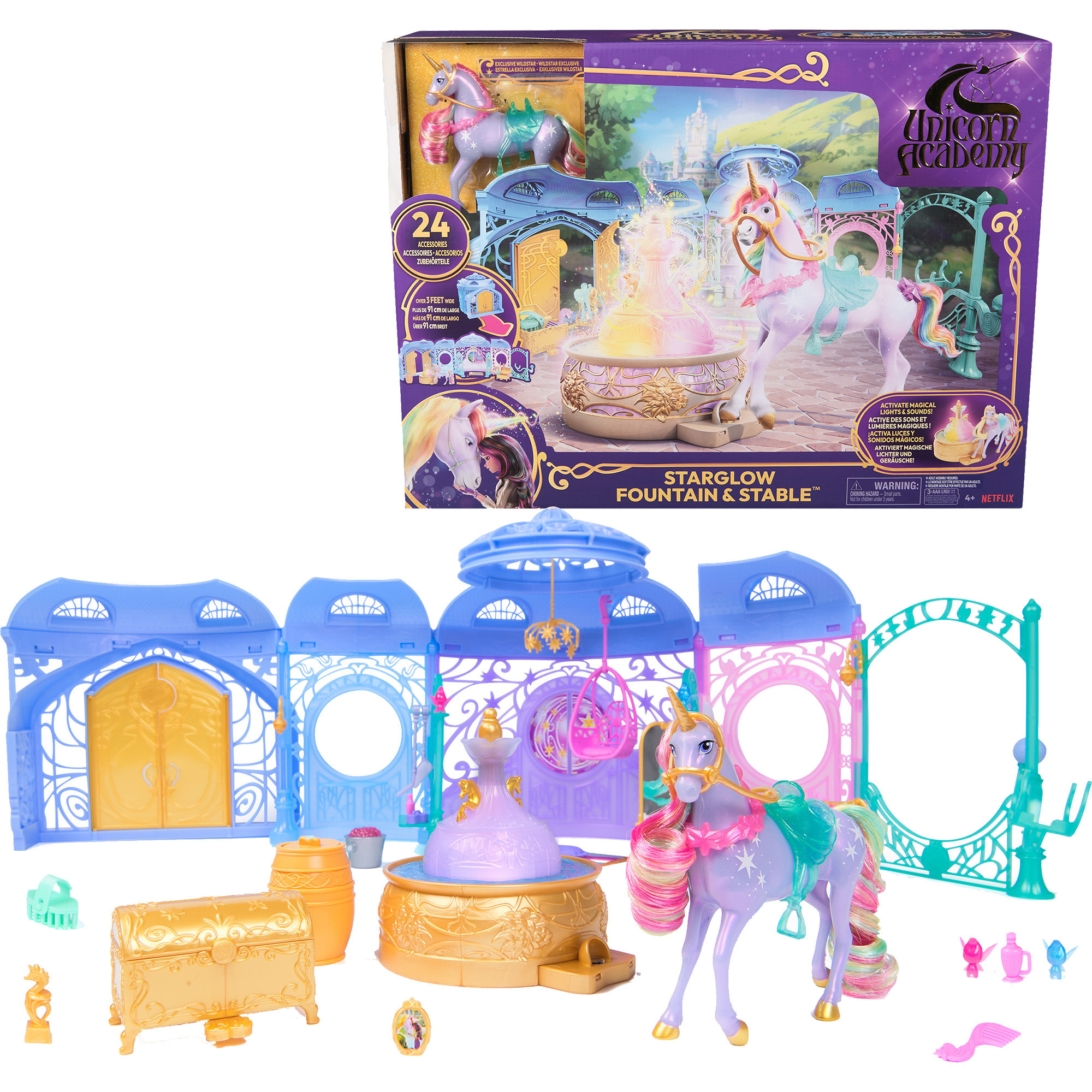 Unicorn Academy - Stall Spielset, Spielgebäude