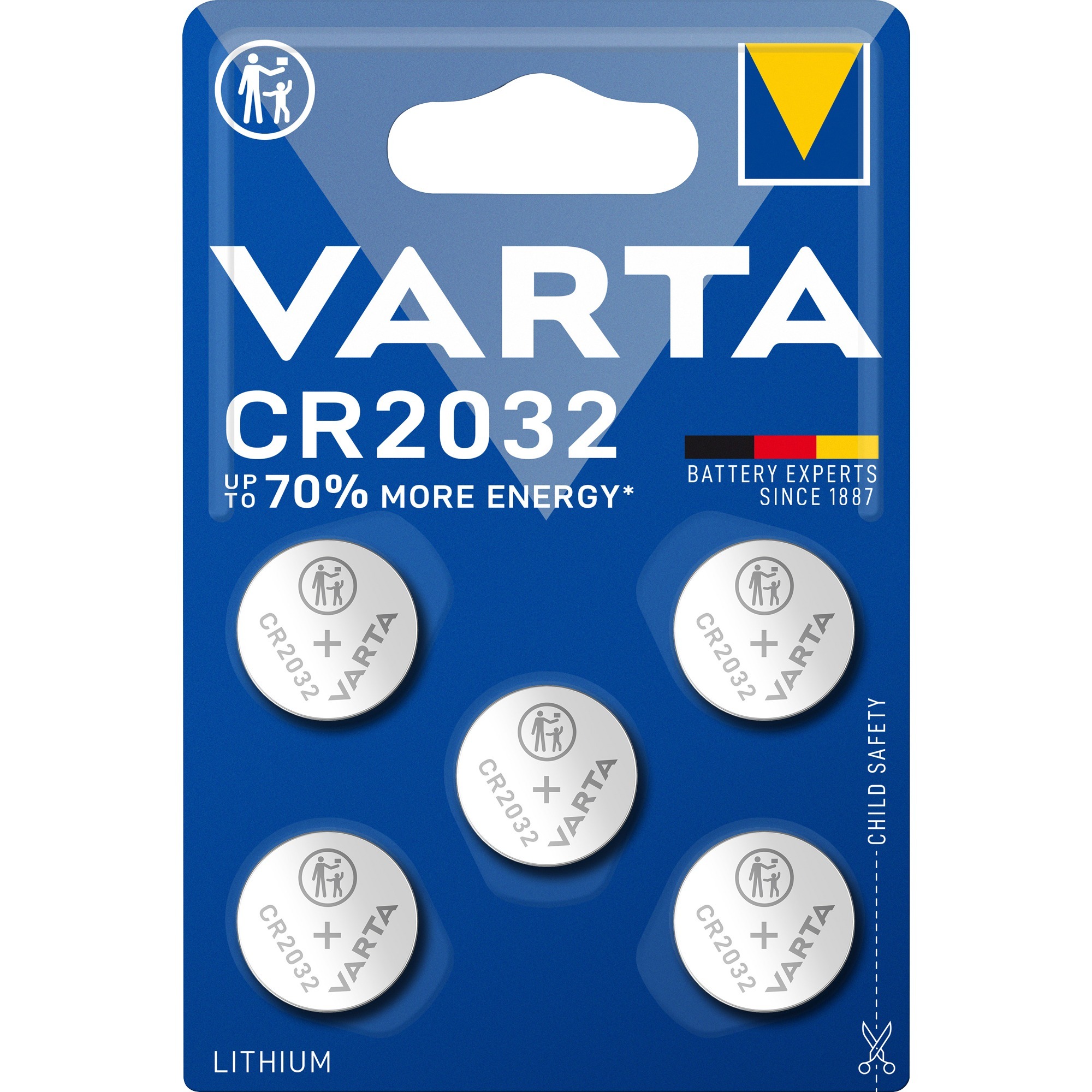 Lithium Coin Knopfzelle CR2032, 3Volt, Batterie