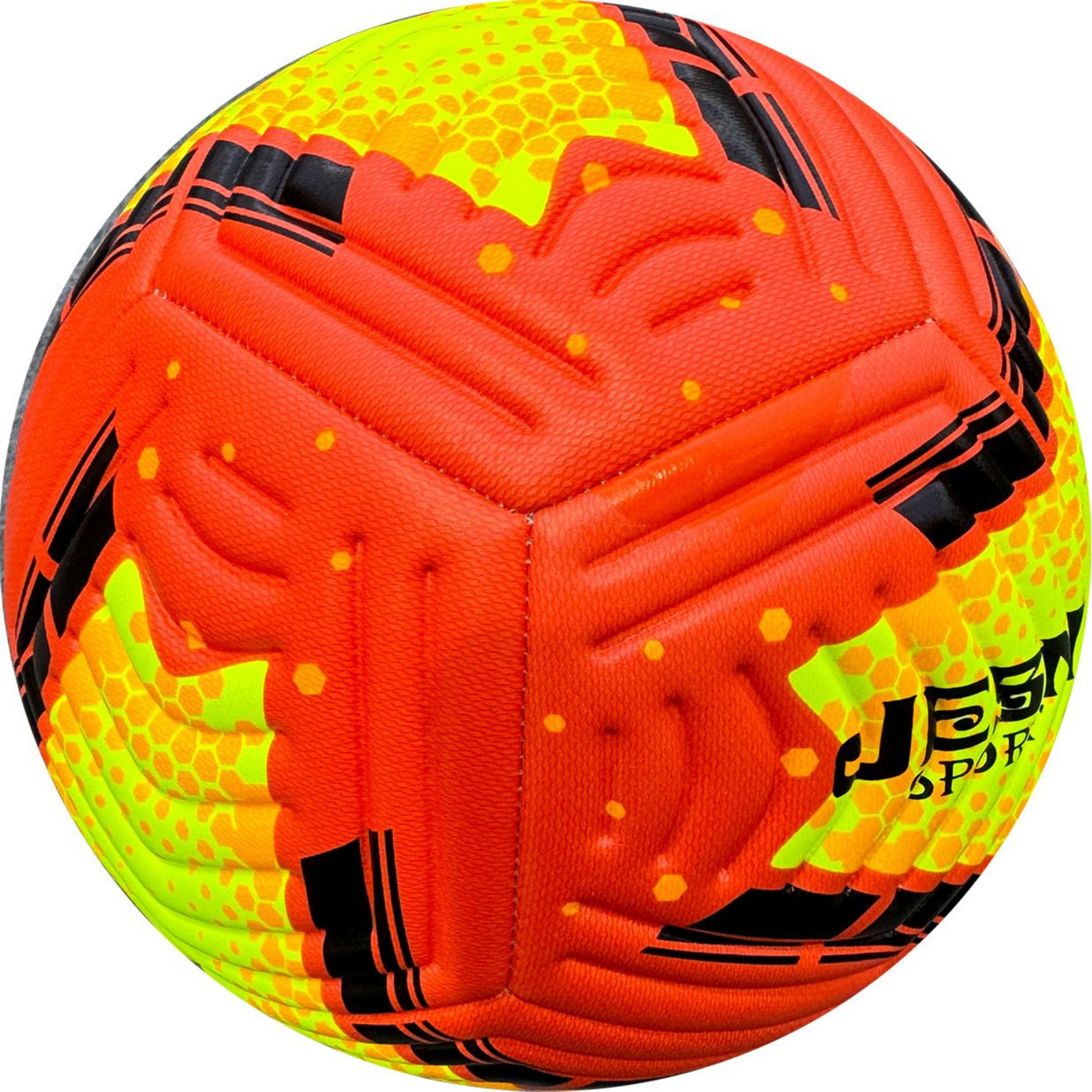 Fußball Größe 5 unaufgeblasen aus PVC mit Nylon Blase