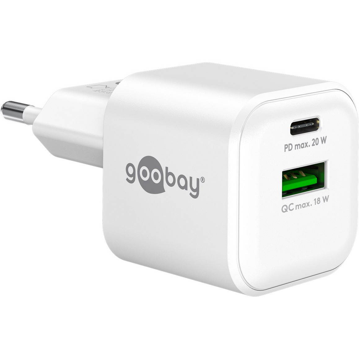 20 W USB-C PD GaN Dual-Schnellladegerät Nano
