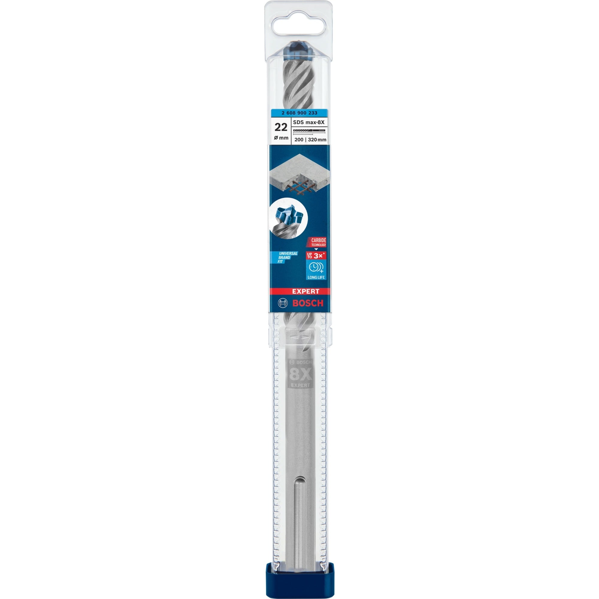 EXPERT Hammerbohrer SDS-max-8X, Ø 22mm