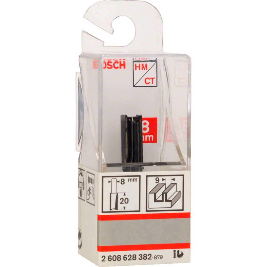 Bosch Nutfräser Standard for Wood, Ø 9mm, Arbeitslänge 19,6mm | 03165140358439 Bosch Nutfräser Standard for Wood, Ø 9mm, Arbeitslänge 19,6mm | 03165140358439